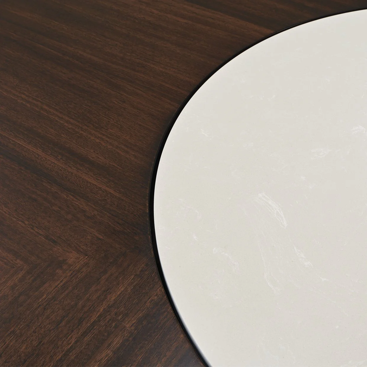 Paris Chic 60" Round Dining Table - Espresso - Image 2