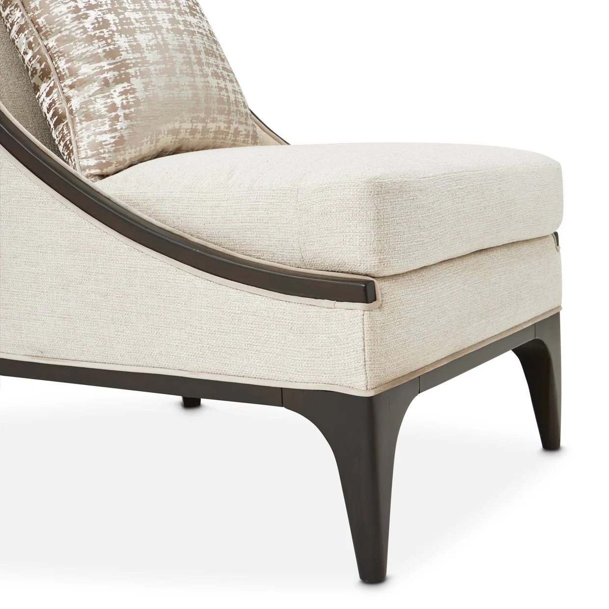 Paris Chic Accent Chair - Cremini/Espresso - Image 13