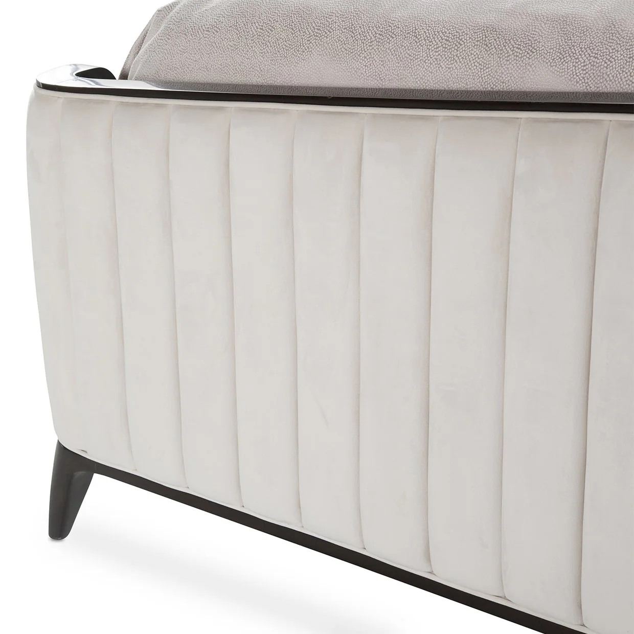 Paris Chic Cal. King Channel Tufted Panel Bed - Espresso - Image 4
