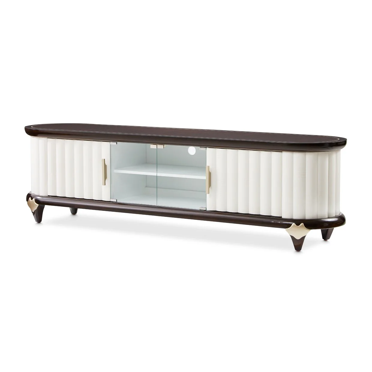 Paris Chic Media Cabinet - Espresso - Image 14