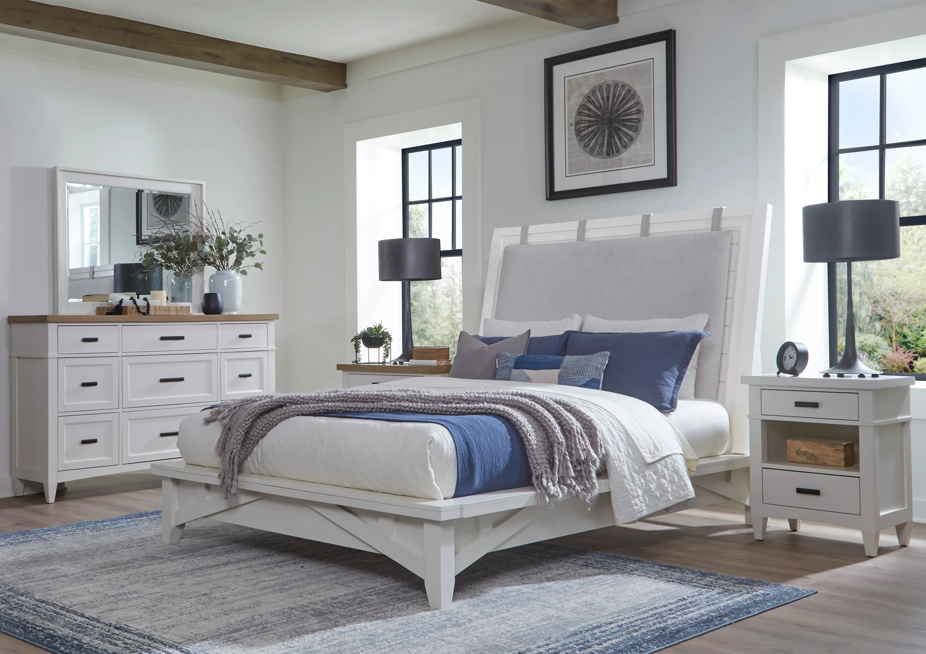Parker House Americana Modern Bedroom King Platform Bed - Image 3
