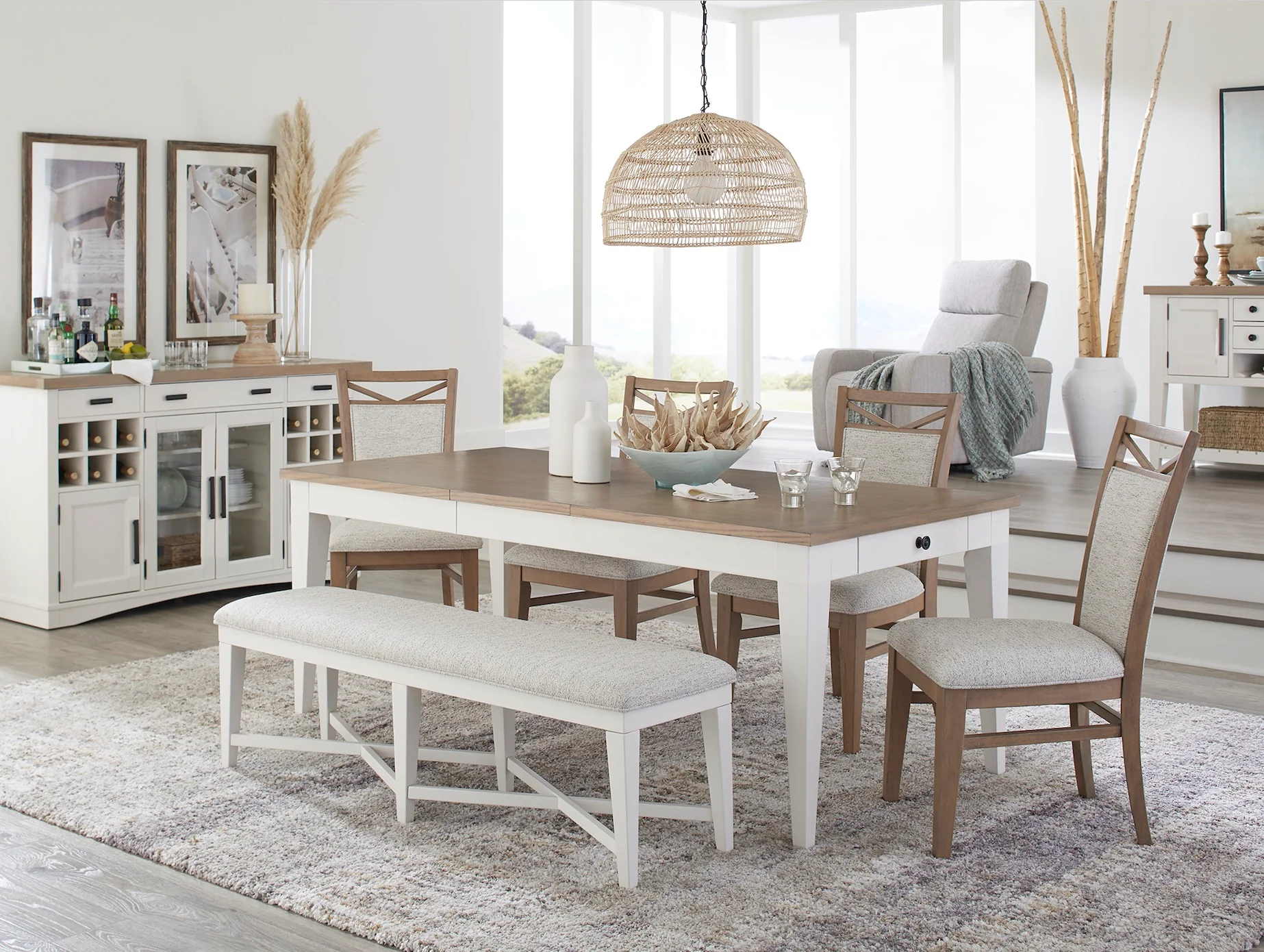 Parker House Americana Modern Dining 60 In. Rectangular Extendable Dining Table - Image 6