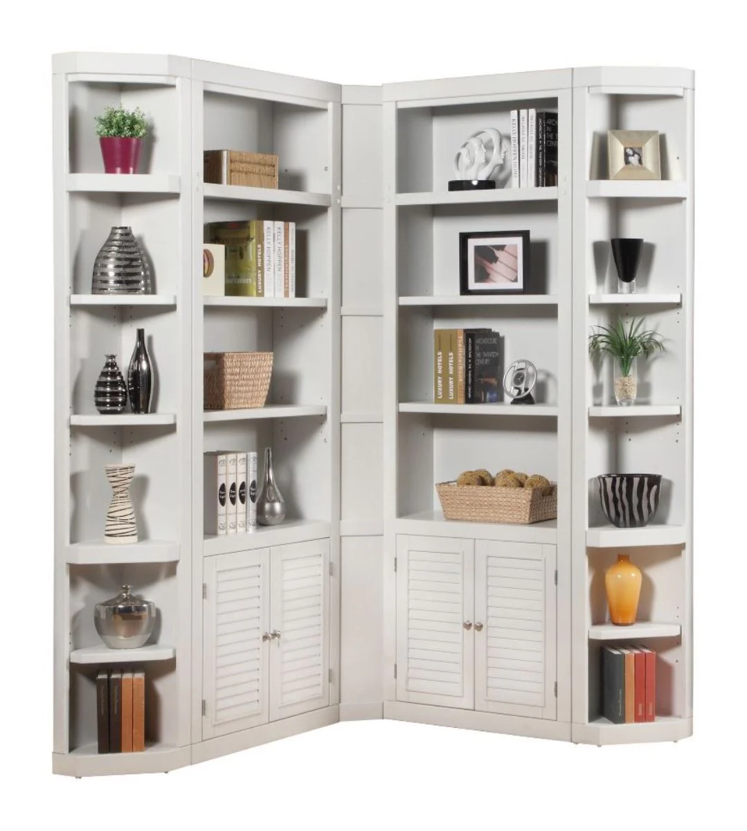 Parker House Boca 5 Piece L Shape Corner Bookcase Wall - Image 2