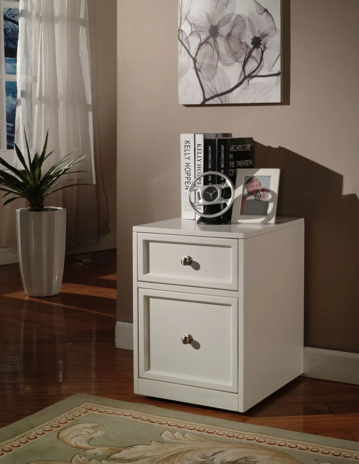 Parker House Boca 5 Piece L Shape Desk with Lateral File and Hutch - Image 7