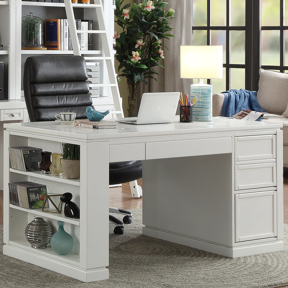 Parker House Catalina 60 In. Writing Desk with Power Center and USB - Image 5