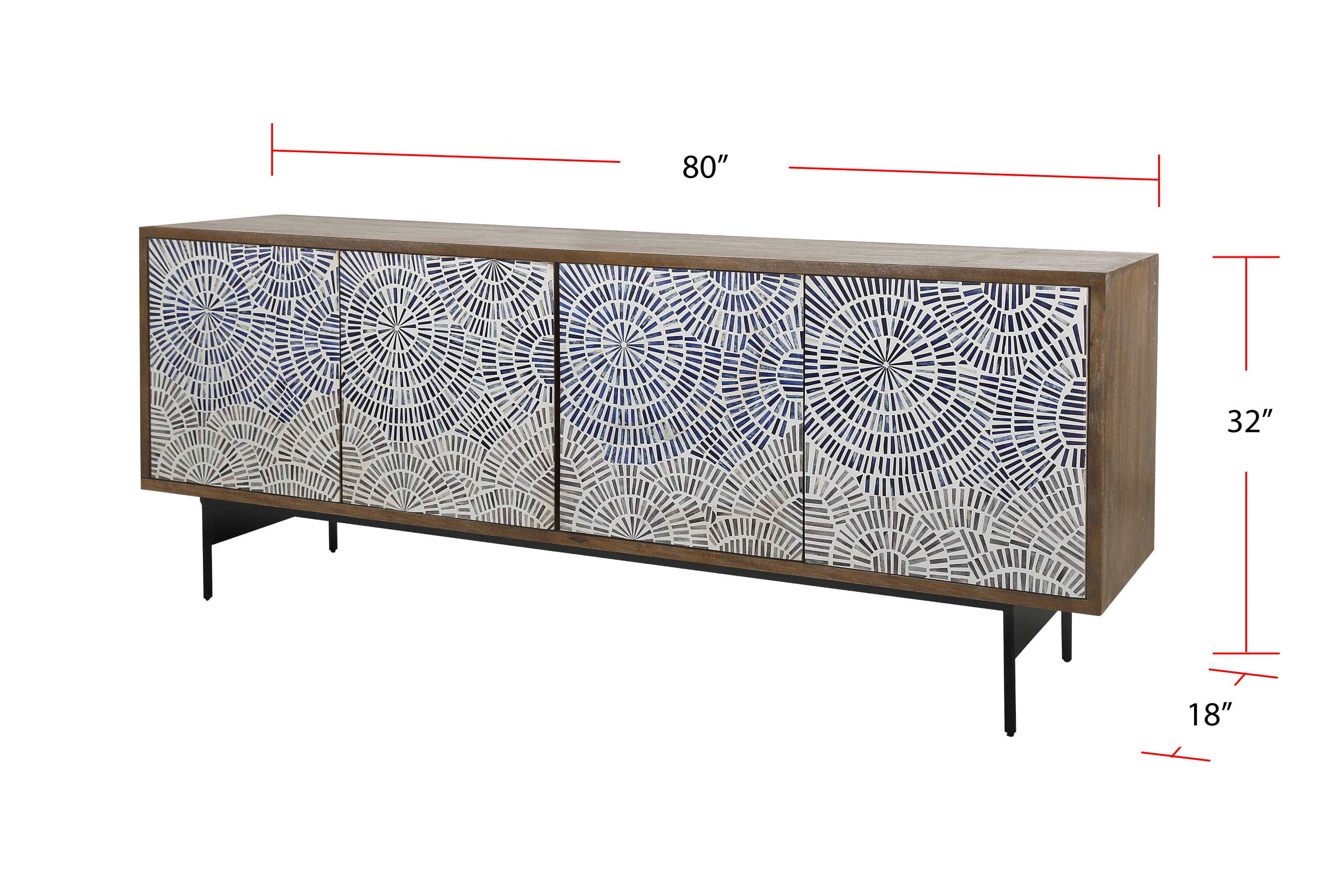 Parker House Crossings - Cocoa Beach 80 In. Console - Image 4