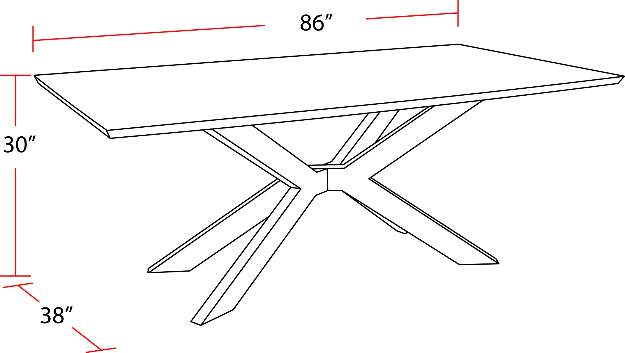 Parker House Crossings - Monaco Dining 86 In. Rectangular Dining Table - Image 10