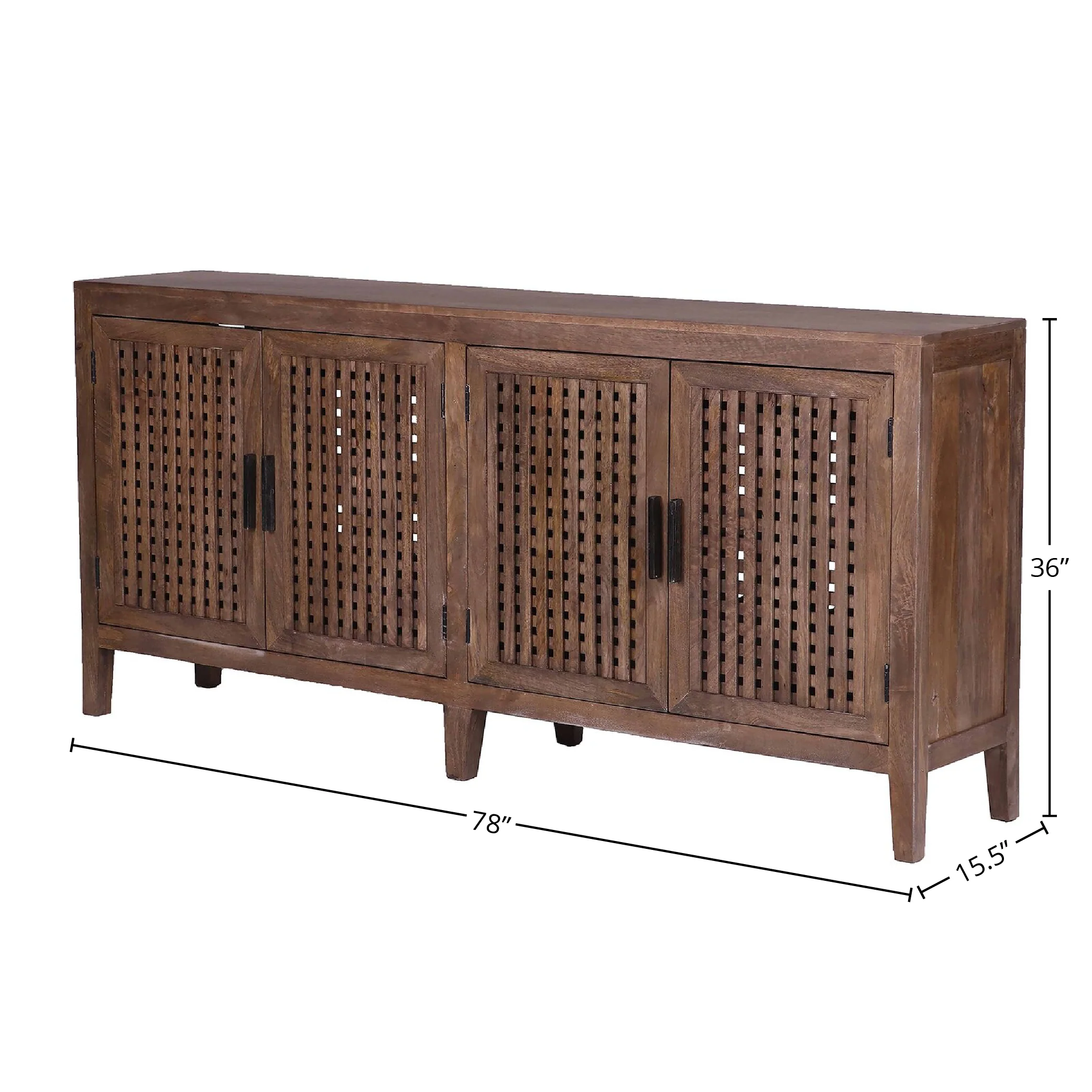 Parker House Crossings Portland 78 In. TV Console - Image 3