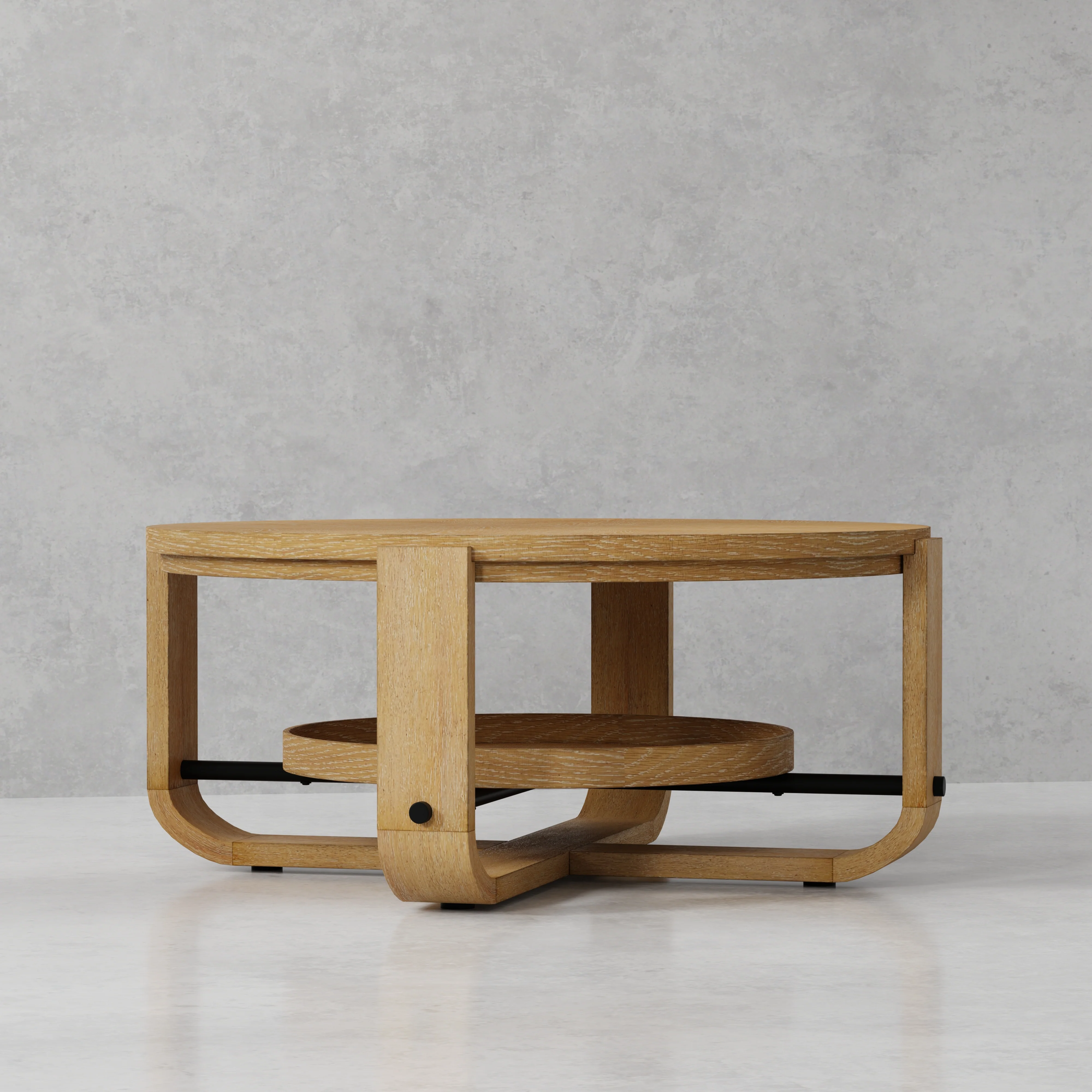 Parker House Escape Cocktail Table Round with Shelf - Image 6
