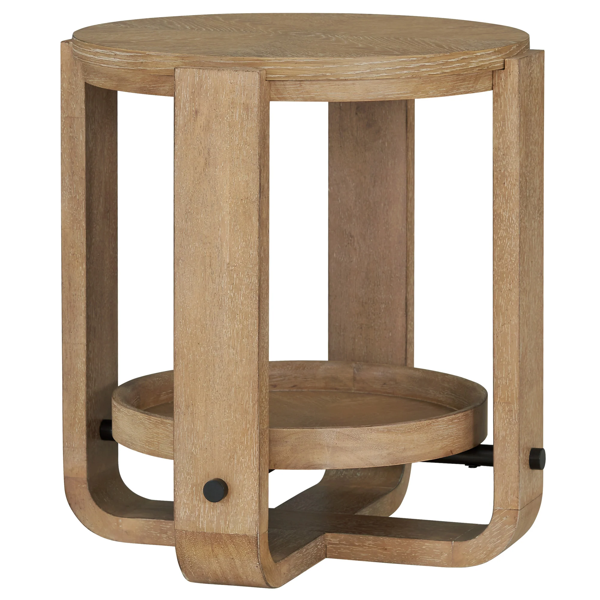 Parker House Escape Round End Table with Shelf - Image 2