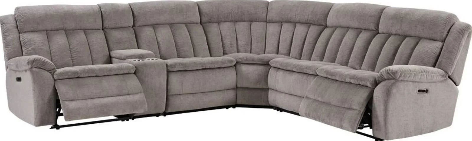Parker House Furniture Cuddler Armless Recliner in Laurel Dove - Image 2