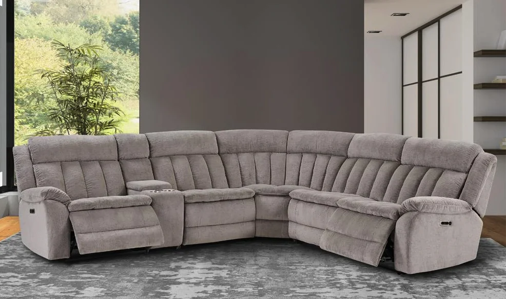 Parker House Furniture Cuddler Armless Recliner in Laurel Dove - Image 5