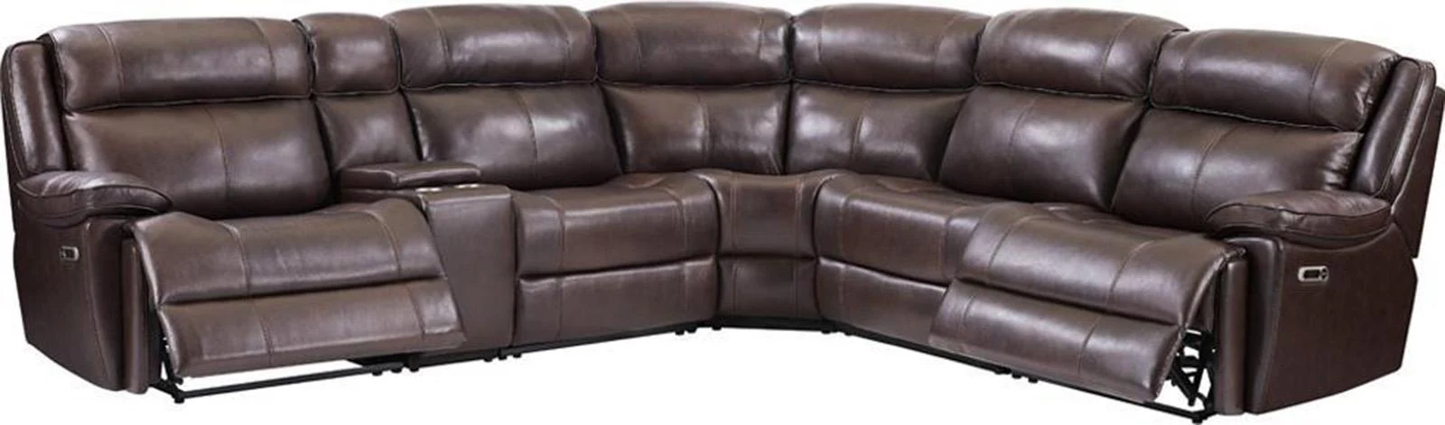 Parker House Furniture Eclipse Power Right Arm Facing Recliner in Florence Brown - Image 3
