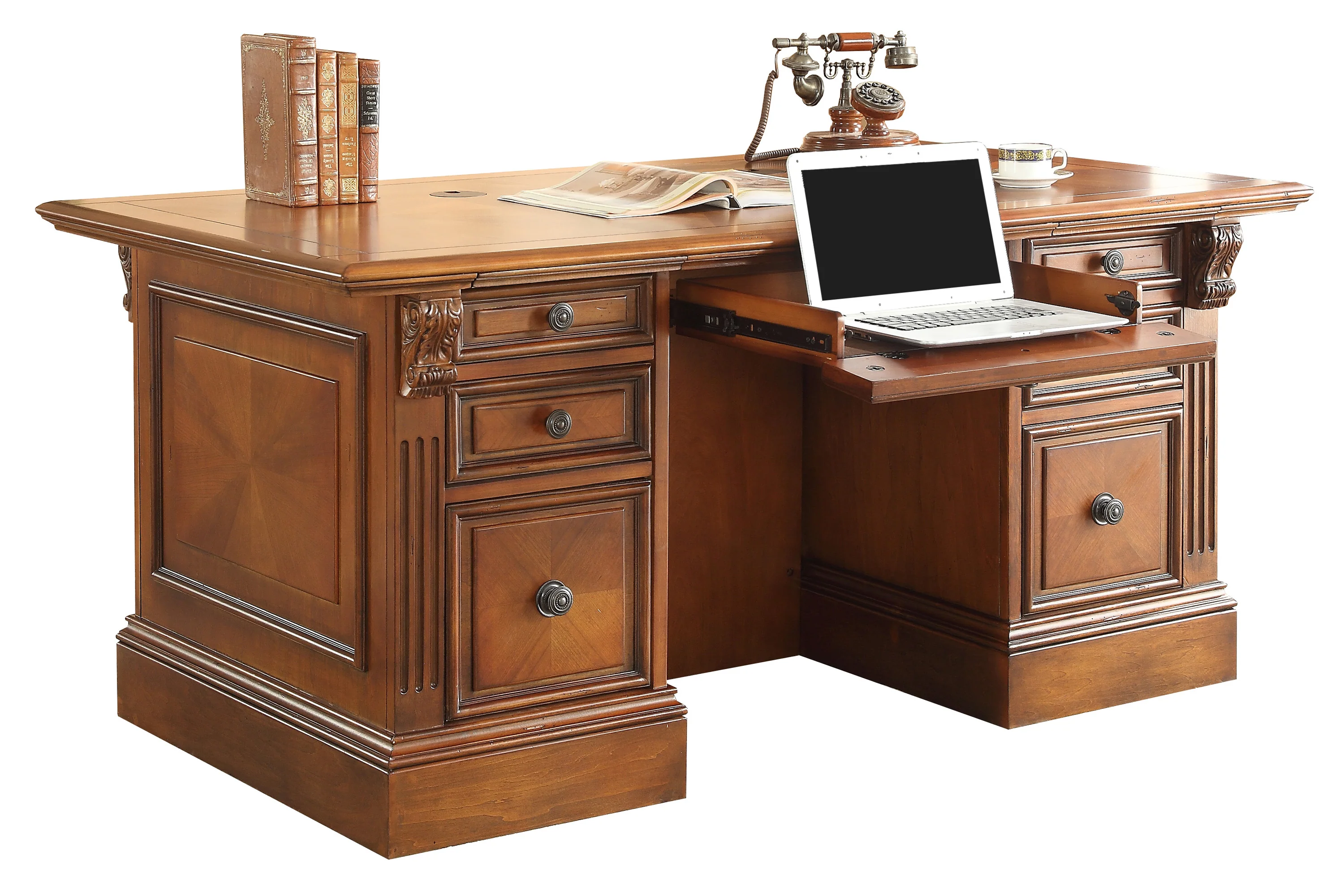 Parker House Huntington Double Pedestal Executive Desk - Image 2