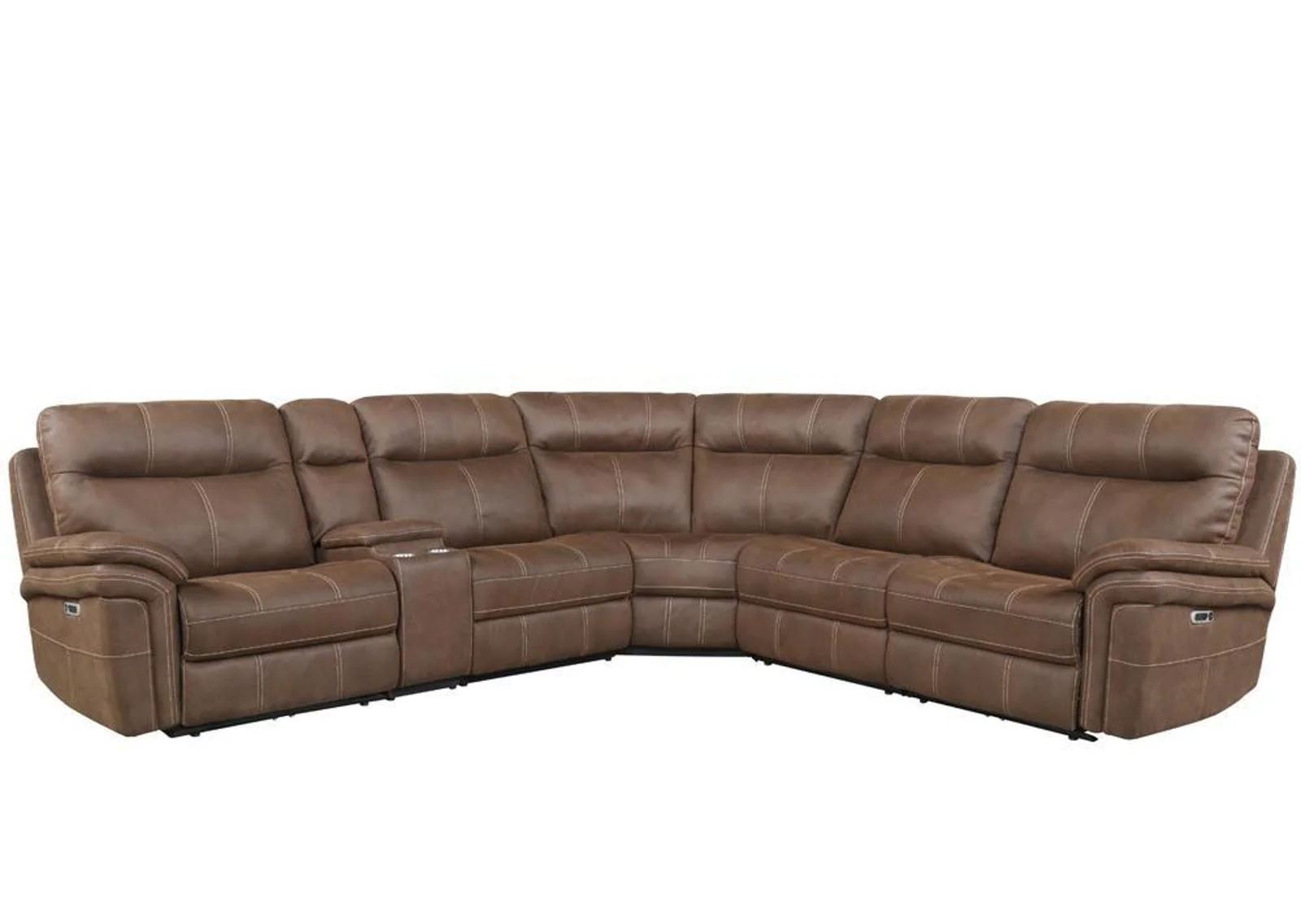 Parker House Mason Manual Armless Recliner in Dark Kahlua - Image 2