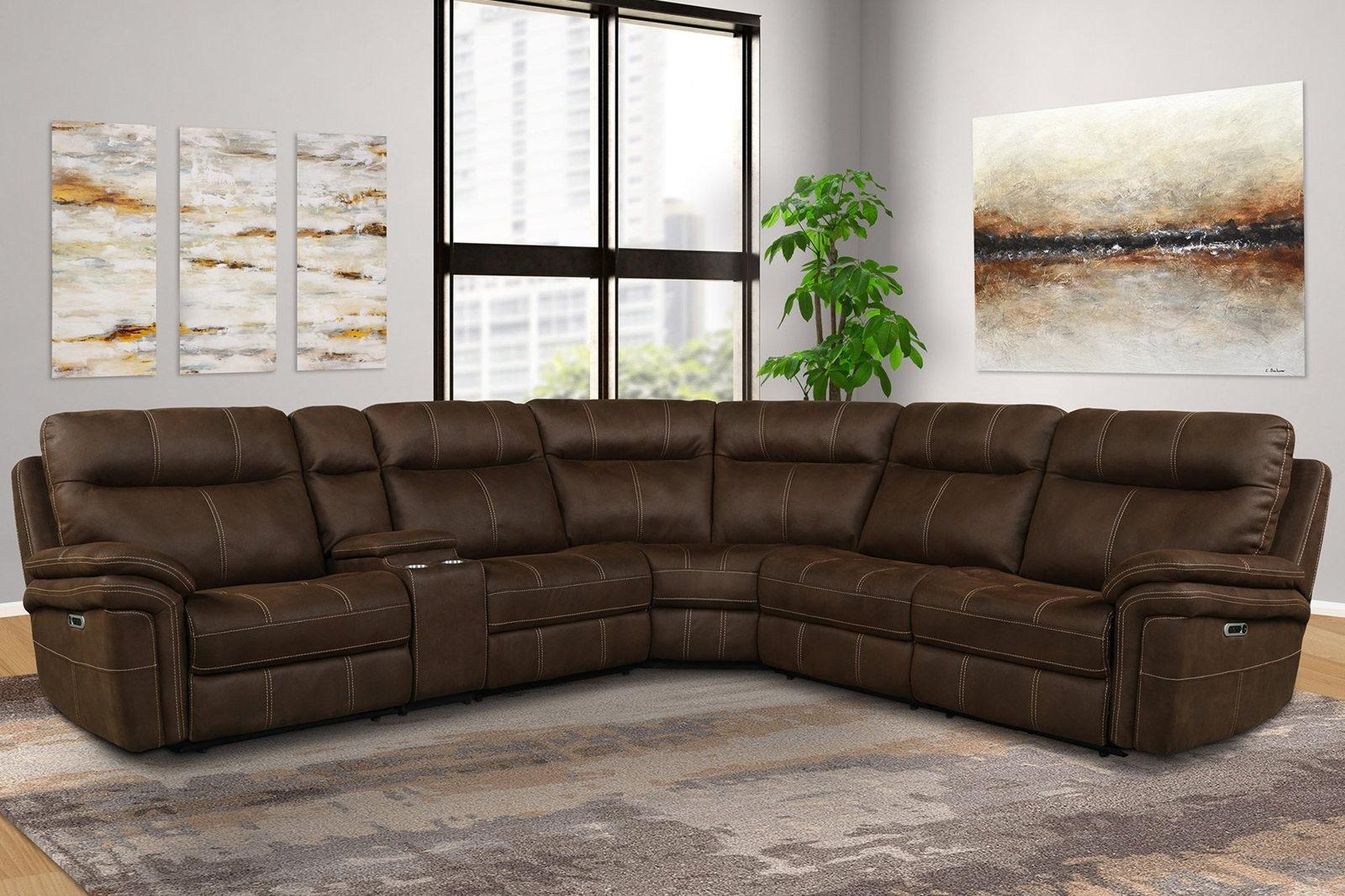 Parker House Mason Power Left Arm Facing Recliner in Dark Kahlua - Image 4