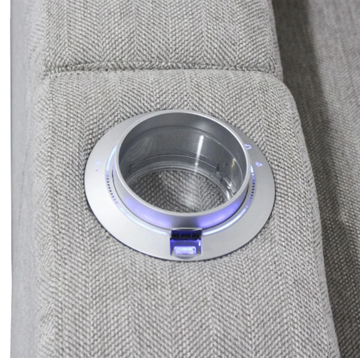 Parker House Orpheus Power Drop Down Console Sofa in Bisque - Image 5