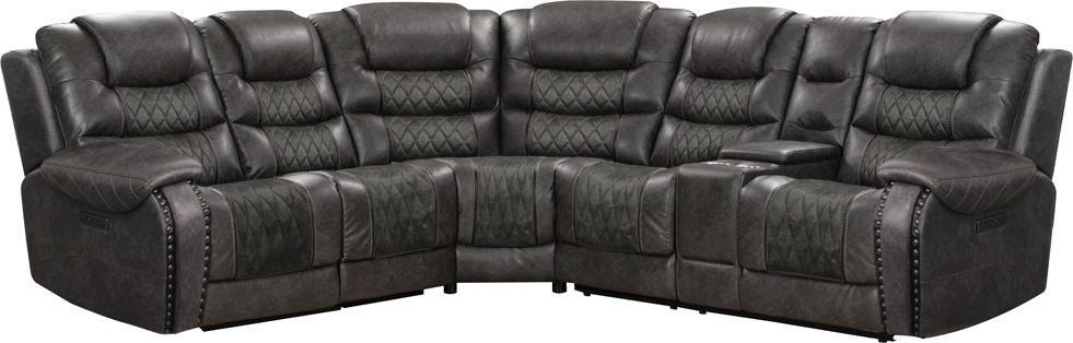Parker House Outlaw Power Left Arm Facing Recliner in Stallion - Image 2