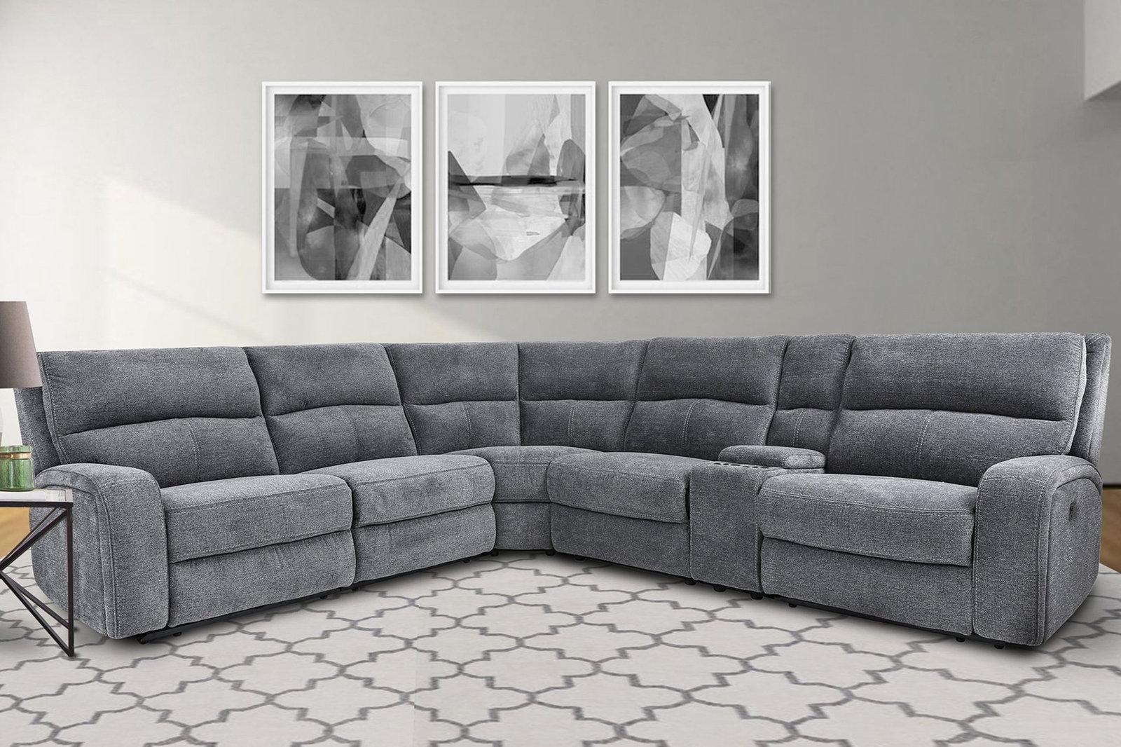 Parker House Polaris Power Right Arm Facing Recliner in Bizmark Grey - Image 3
