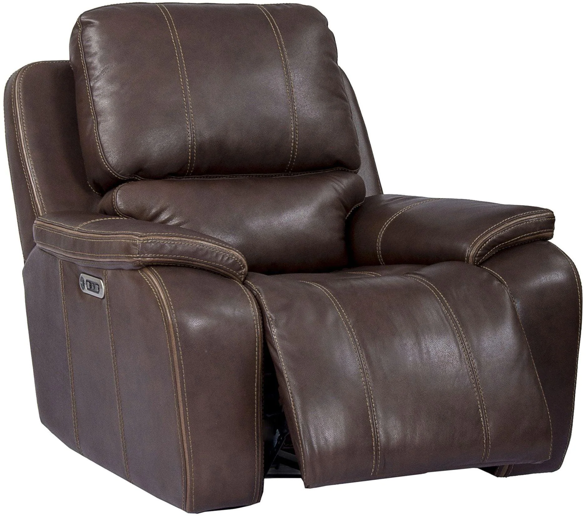 Parker House Potter Recliner PWR w/ USB & PWR Headrest in Walnut - Image 2