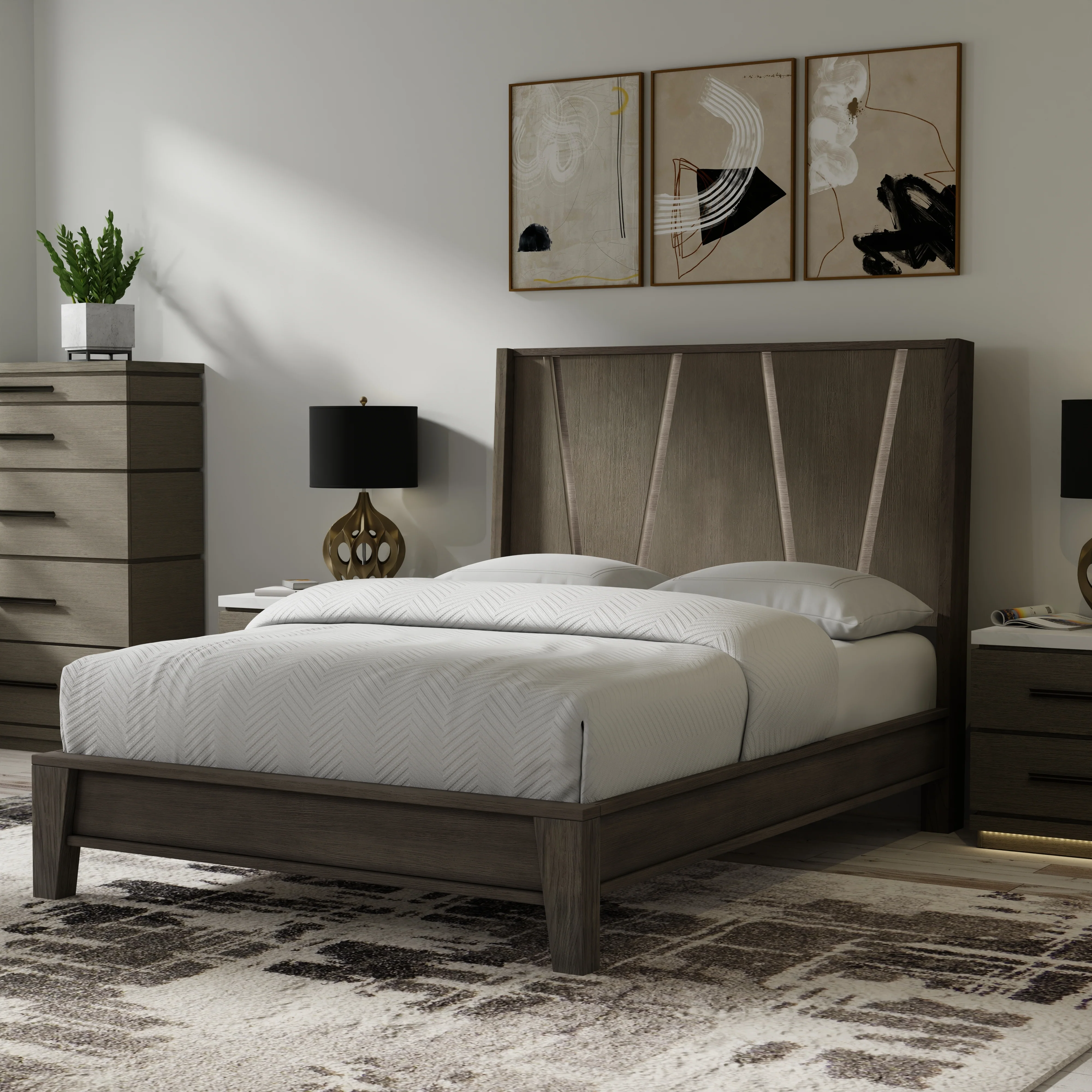 Parker House Pure Modern Bedroom King Panel Bed - Image 3