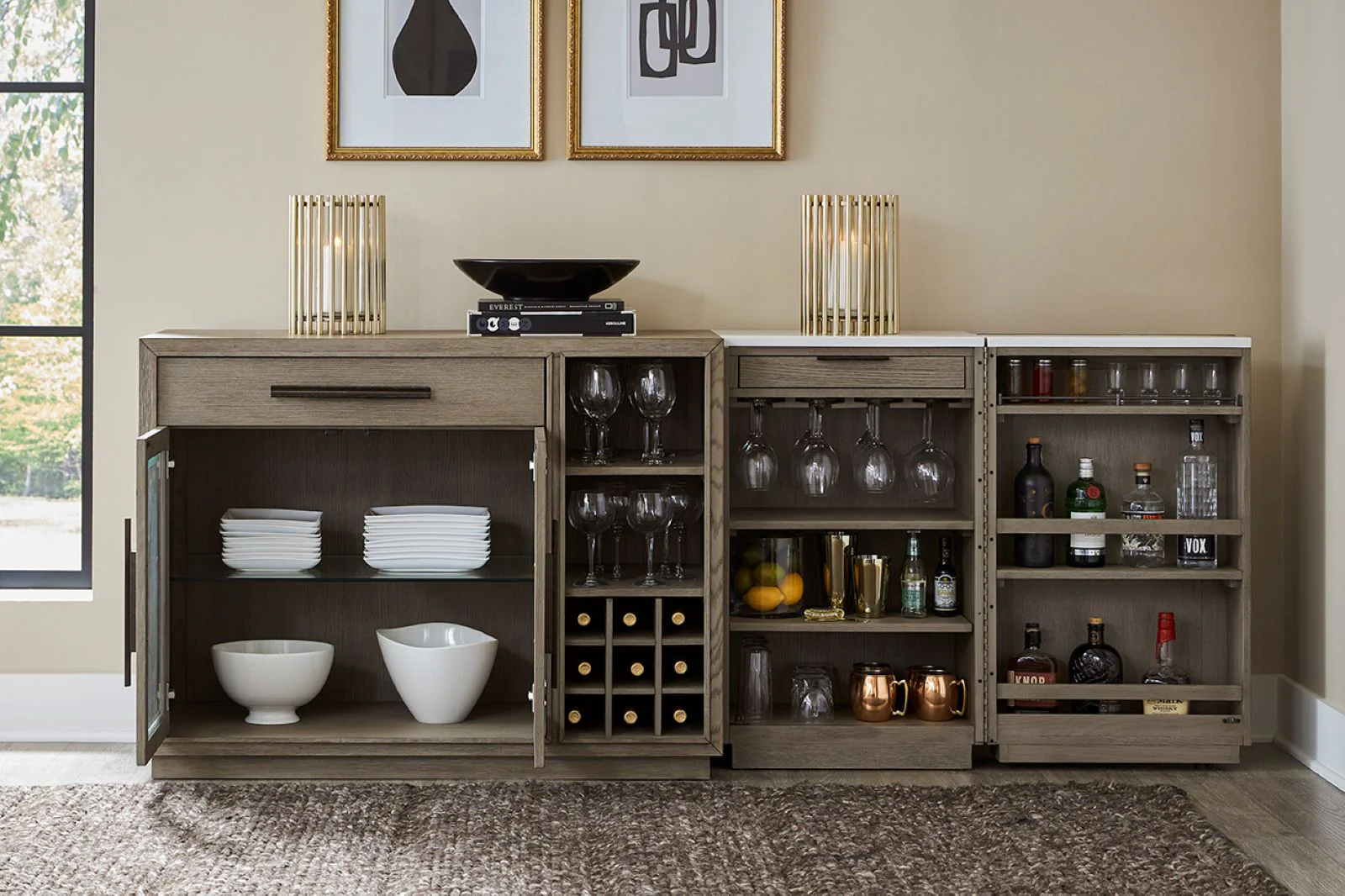 Parker House Pure Modern Dining Bar Cabinet - Image 7