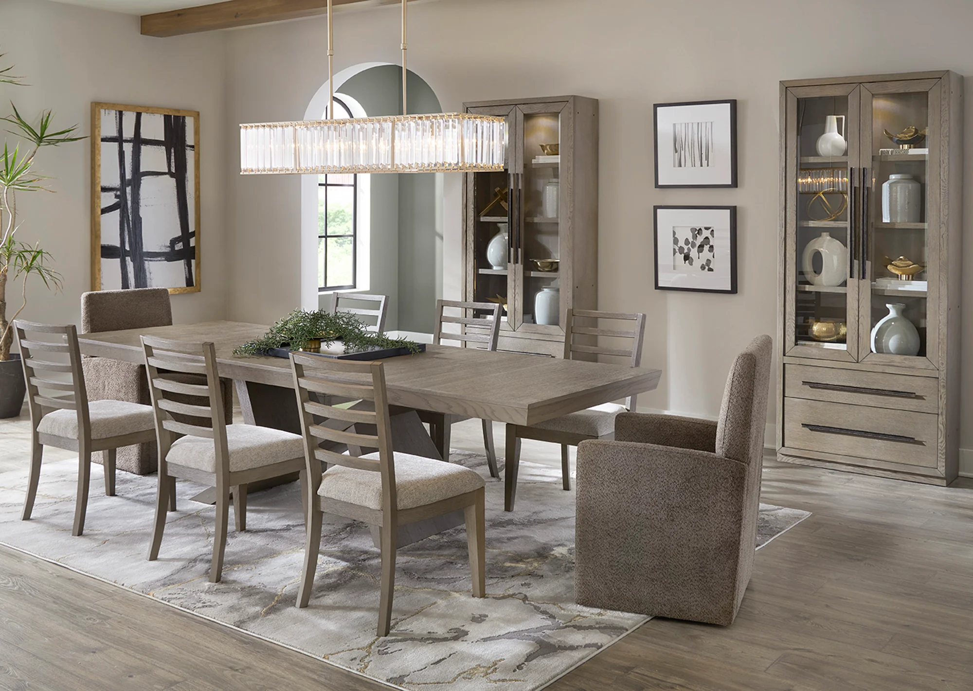 Parker House Pure Modern Dining Upholstered Caster Chair - Image 4
