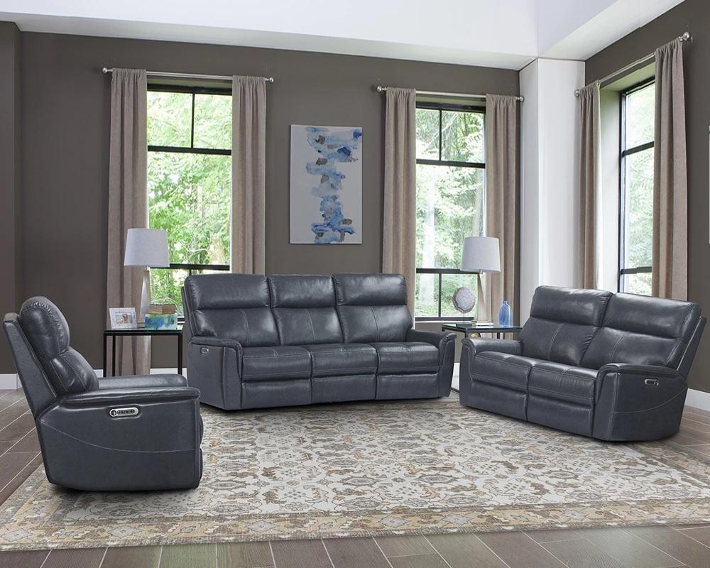 Parker House Reed Power Sofa in Indigo - Image 2