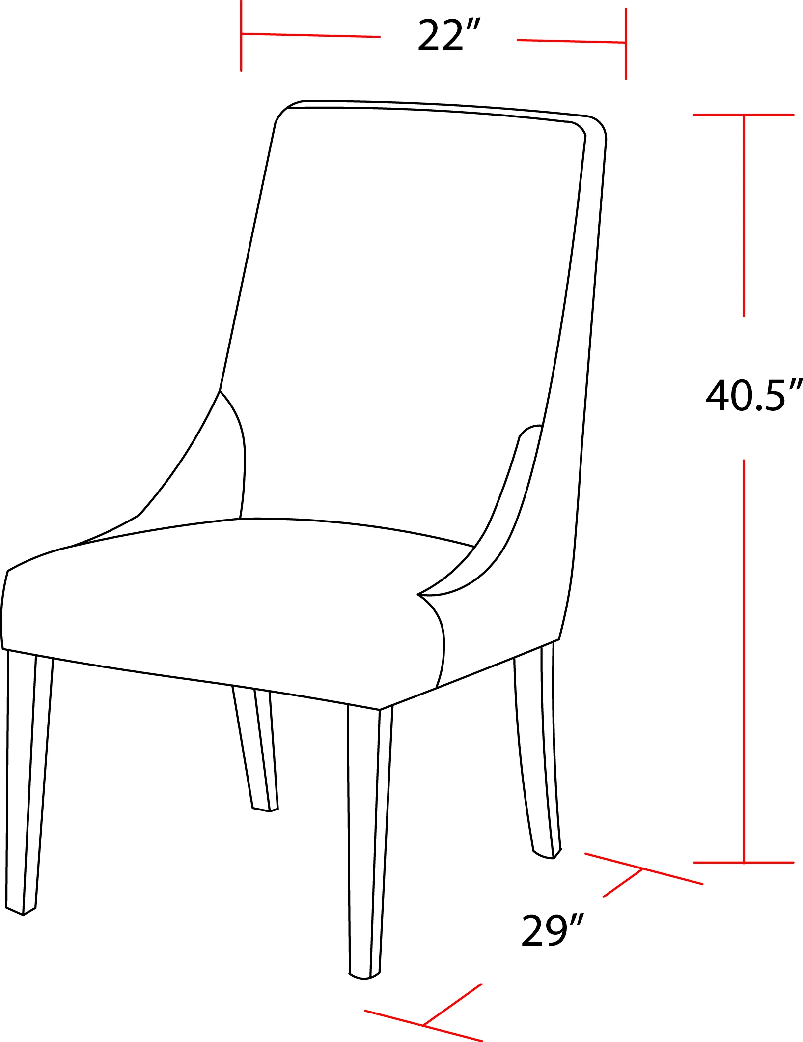 Parker House Sierra - Copley Slate Dining Chair (2/CTN Sold in pairs) - Image 7