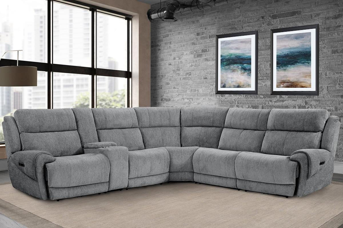 Parker House Spencer Power Right Arm Facing Recliner in Tide Graphite - Image 2