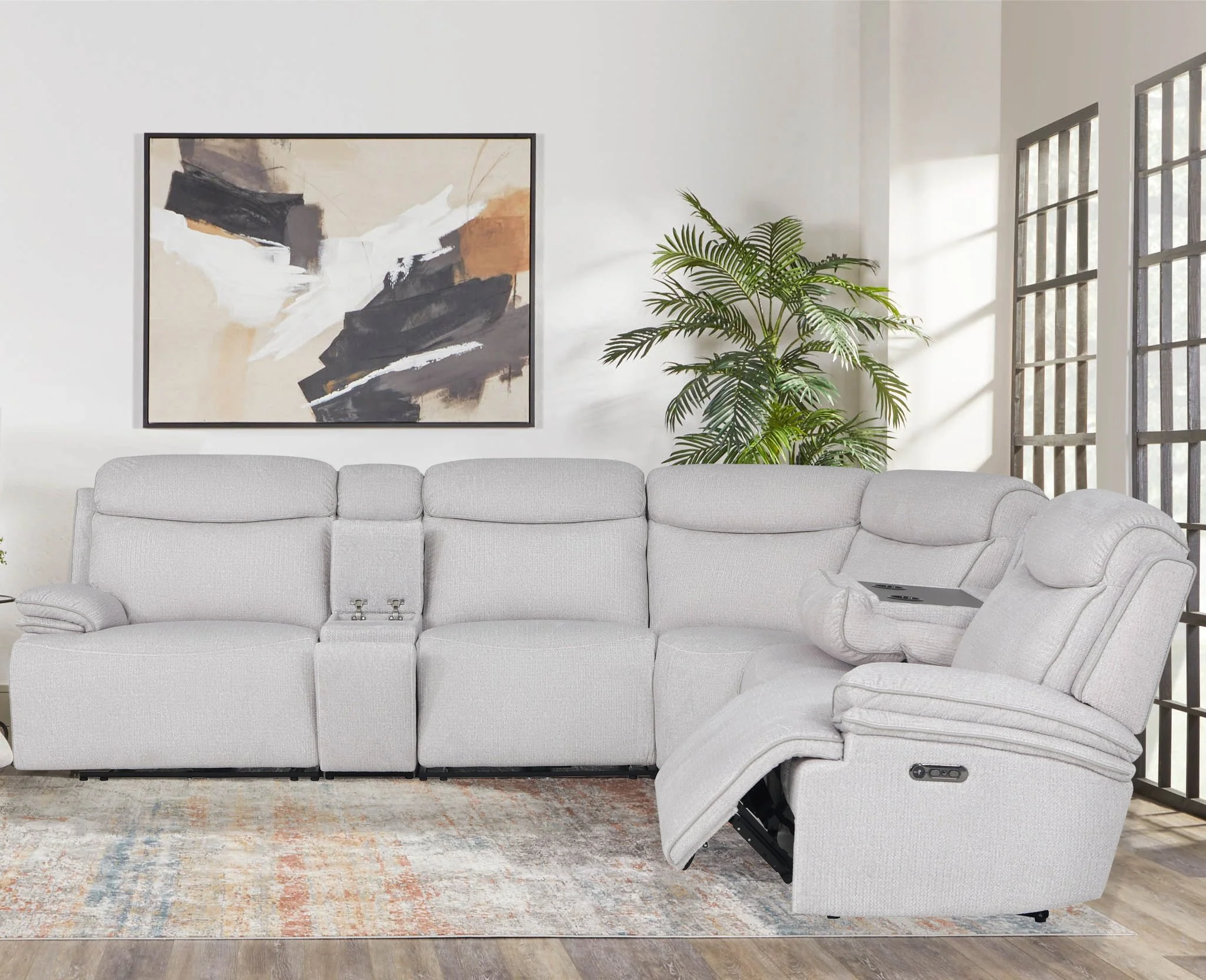 Parker Living Alpine - Airy Snow 6pc Package (811LPHZ, 811RPHZ, 810PHZ, 840T, 850, 860T) - Image 3