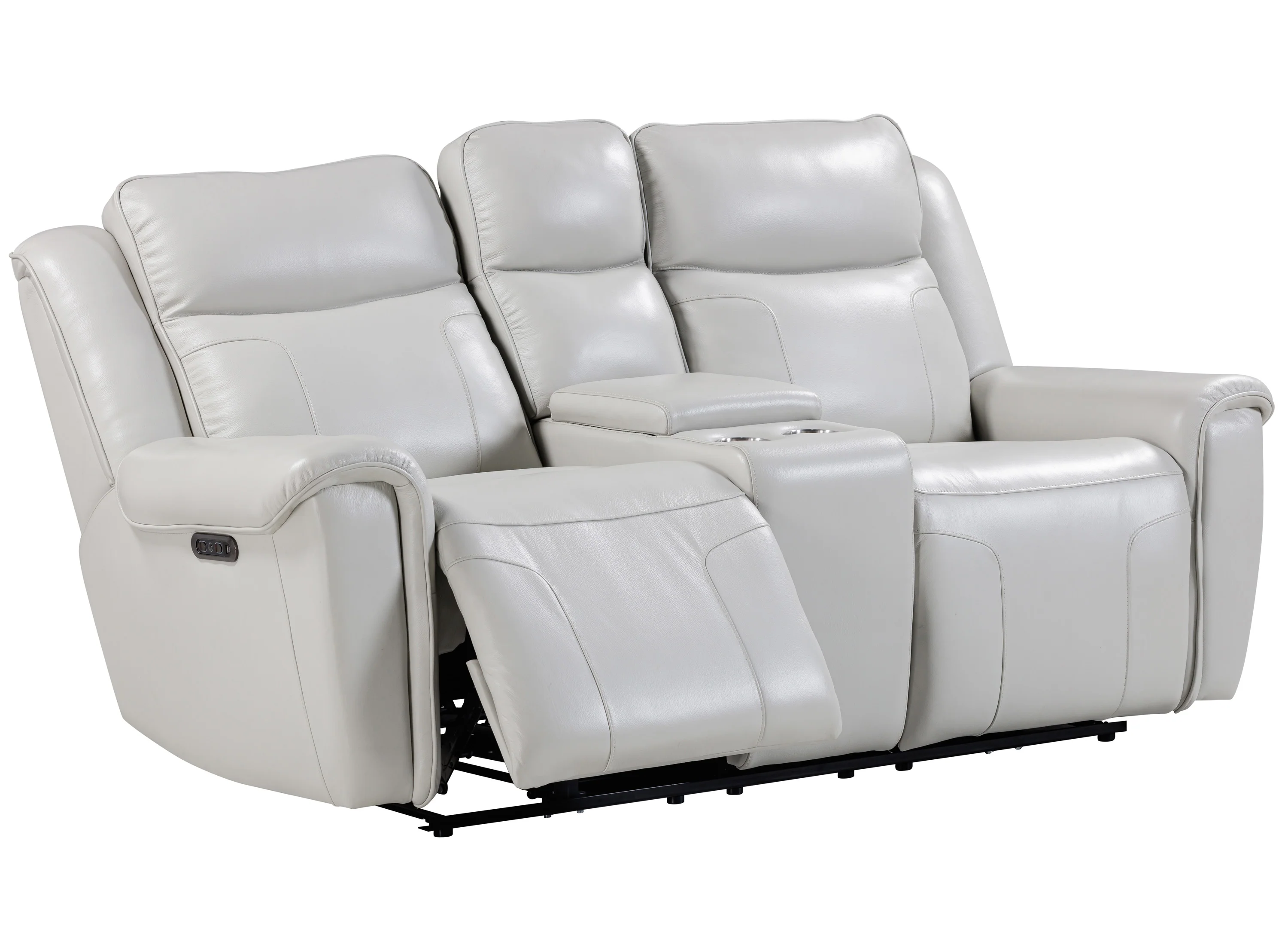 Parker Living Atlantis - Whisper Ivory Power Reclining Zero Gravity Console Loveseat - Image 6