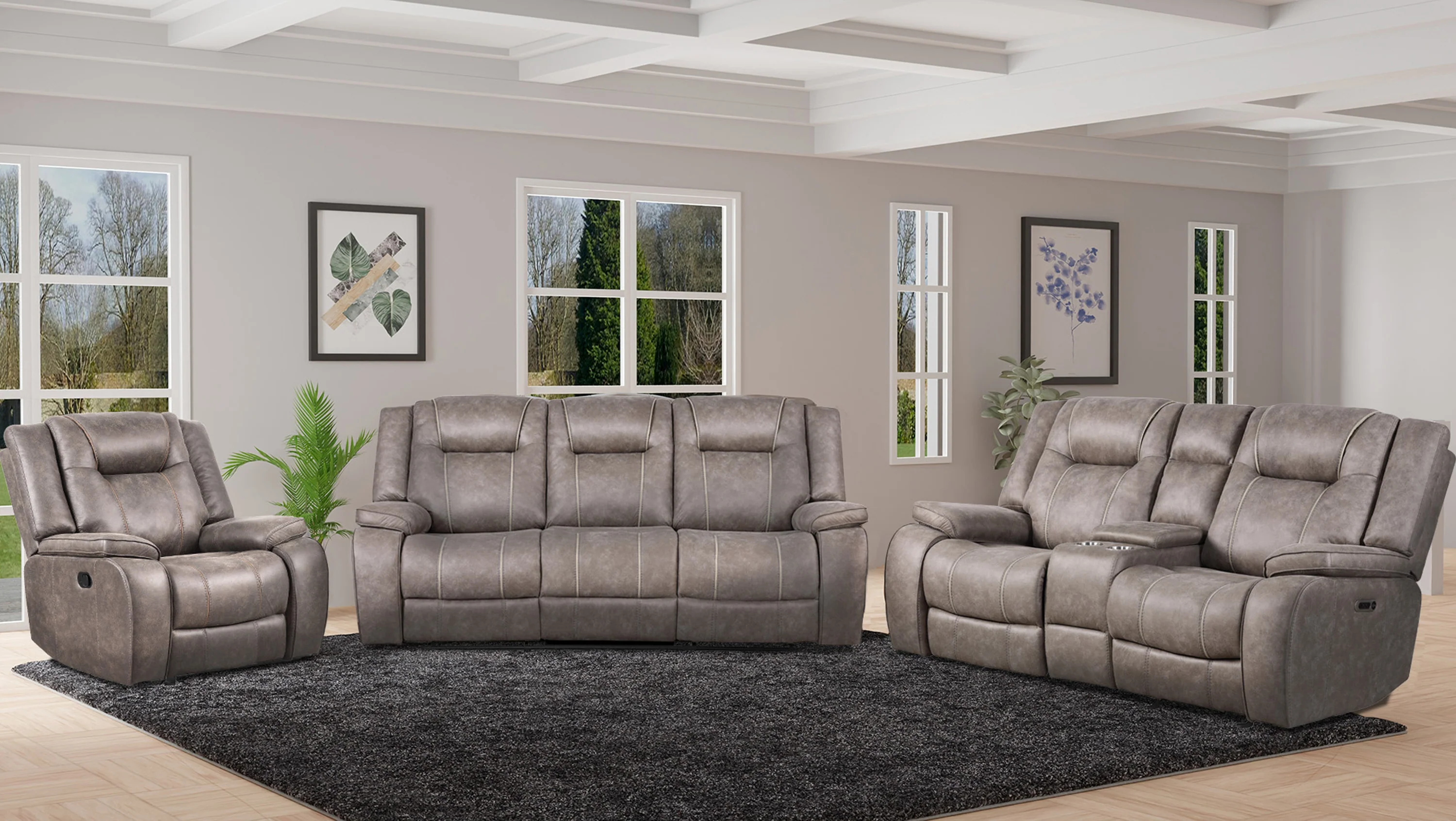 Parker Living Blake - Desert Taupe Glider Recliner - Image 6