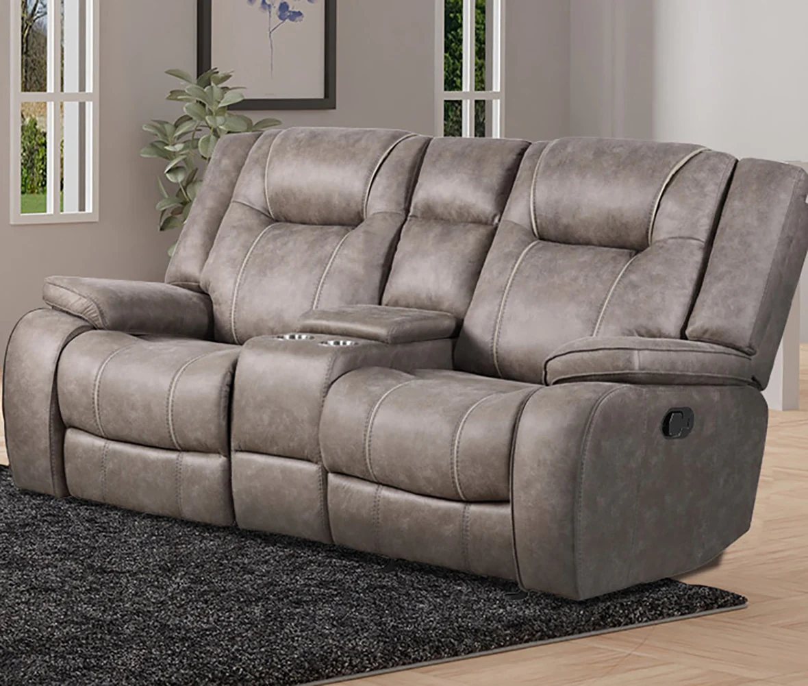 Parker Living Blake - Desert Taupe Reclining Console Loveseat - Image 7