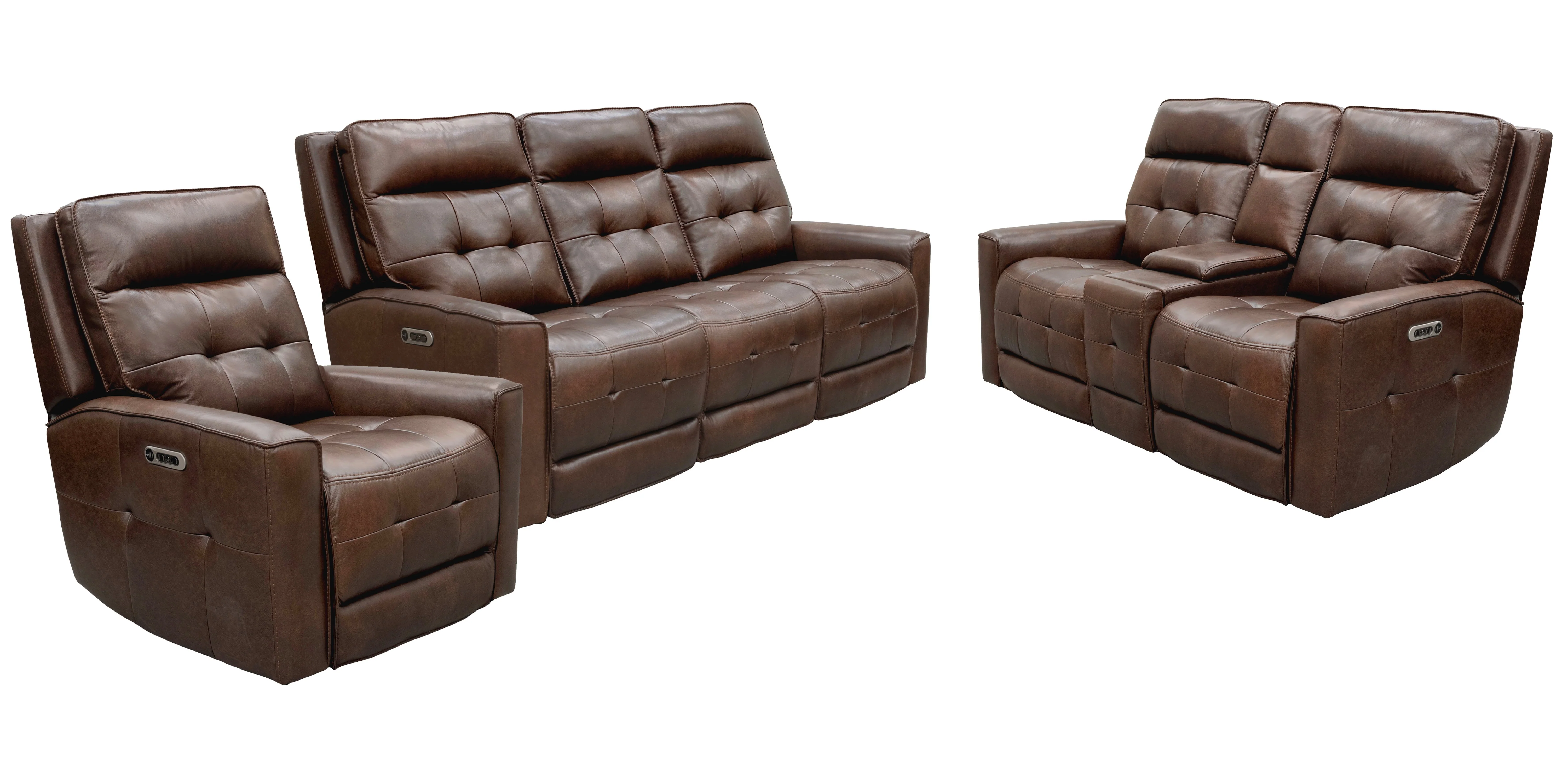 Parker Living Canterbury - Acorn Power Reclining Zero Gravity Sofa Loveseat and Recliner - Image 2