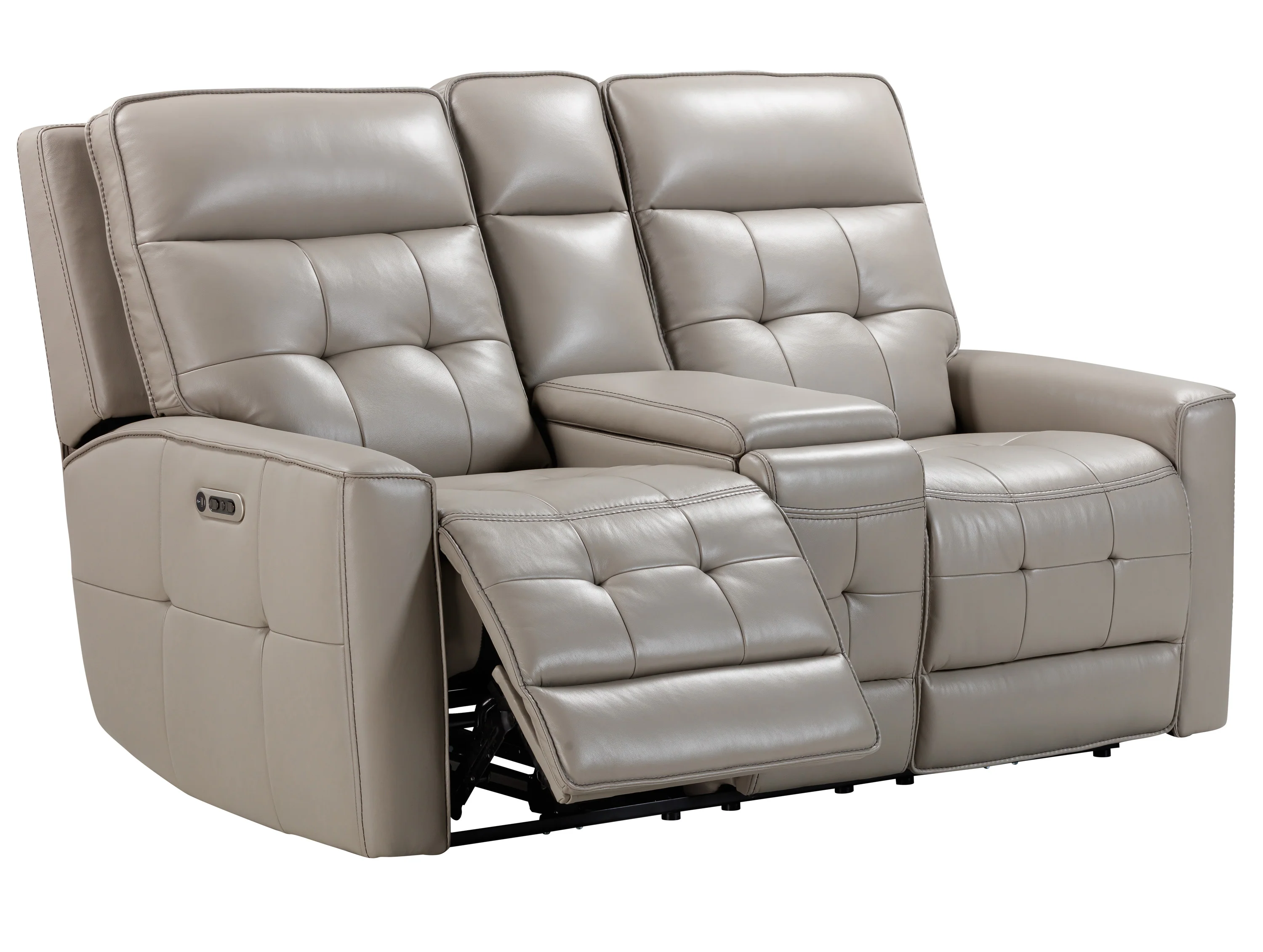 Parker Living Canterbury - Pewter Power Reclining Zero Gravity Console Loveseat - Image 6
