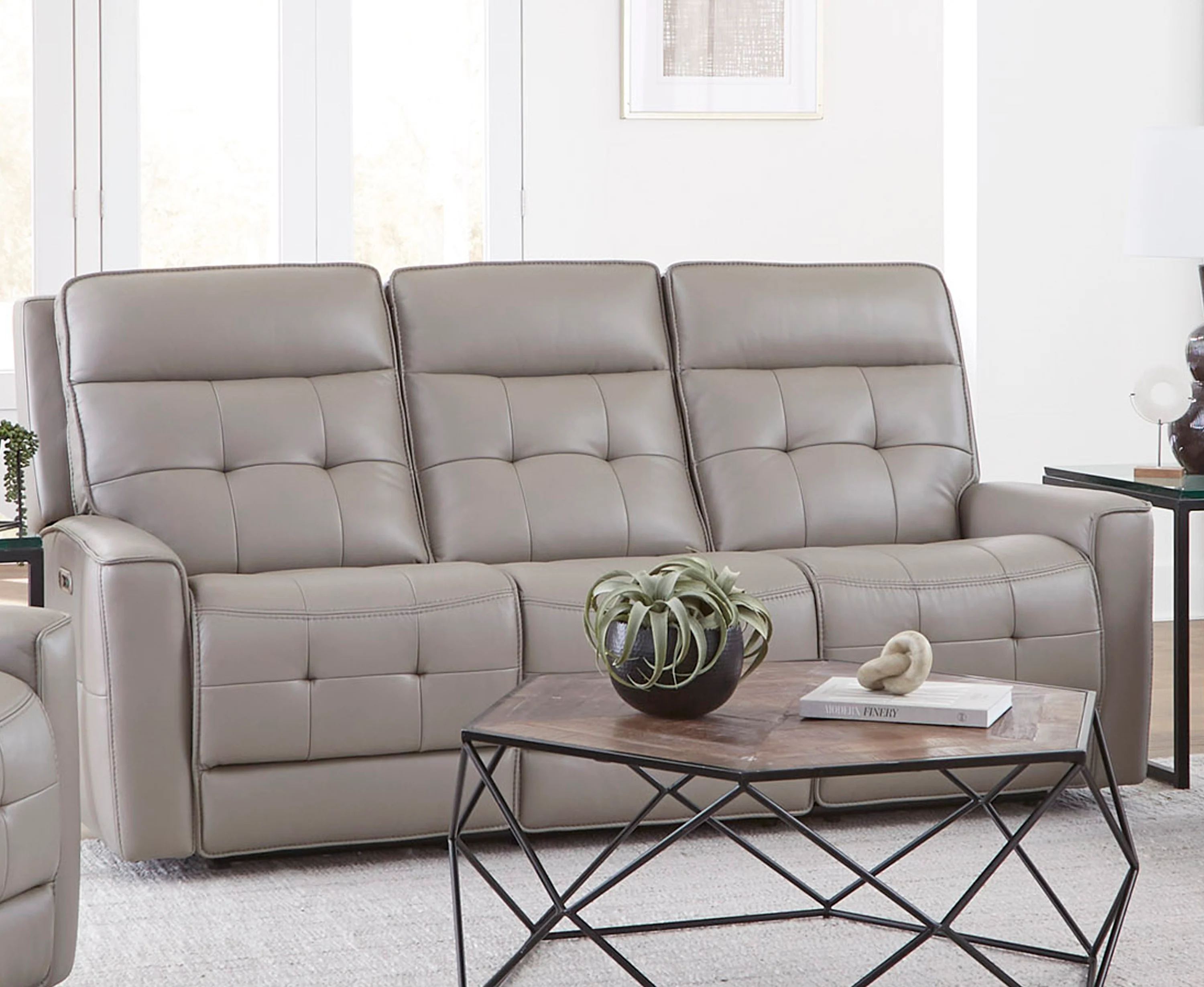 Parker Living Canterbury - Pewter Power Reclining Zero Gravity Sofa Loveseat and Recliner - Image 4