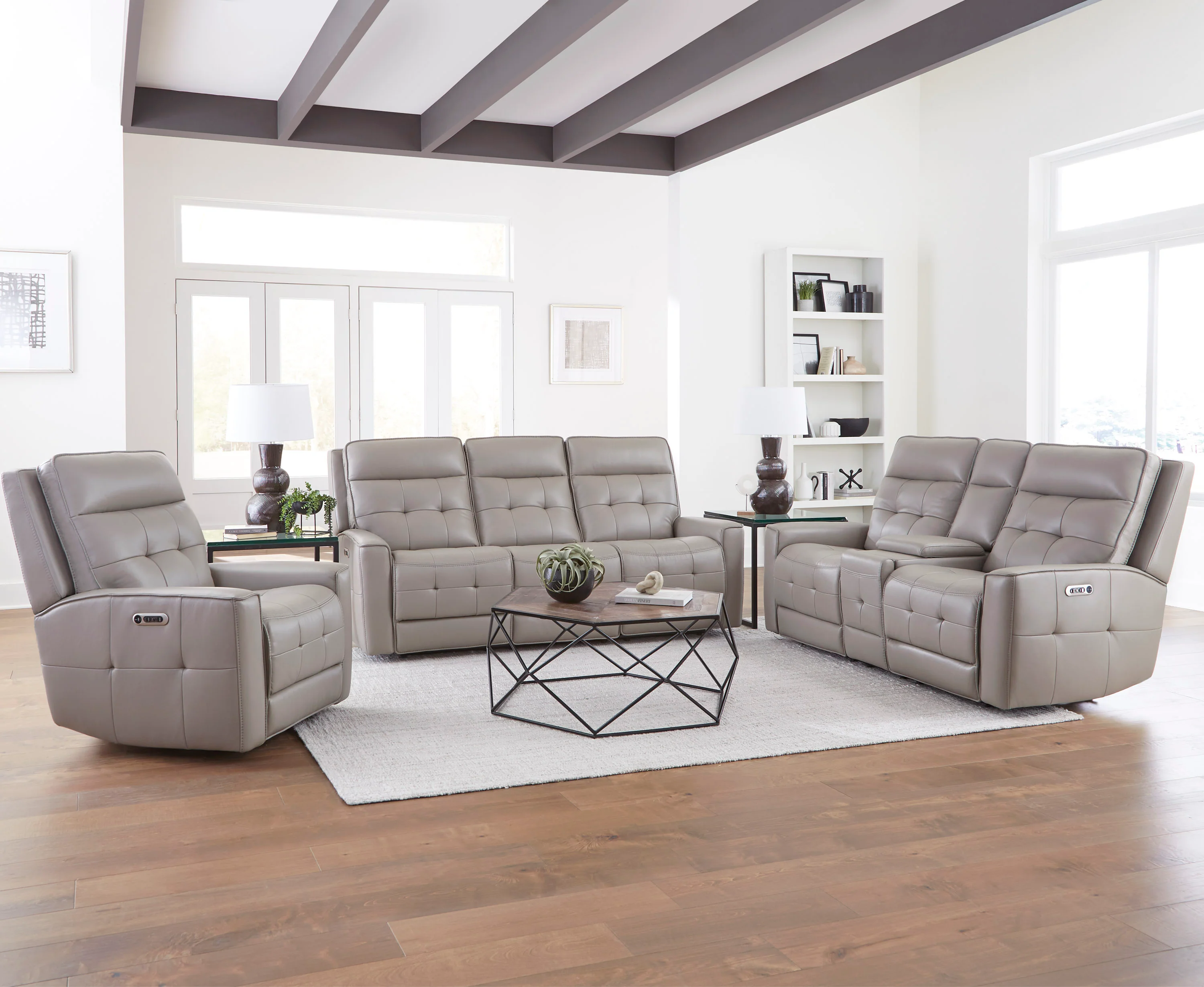 Parker Living Canterbury - Pewter Power Zero Gravity Recliner - Image 3