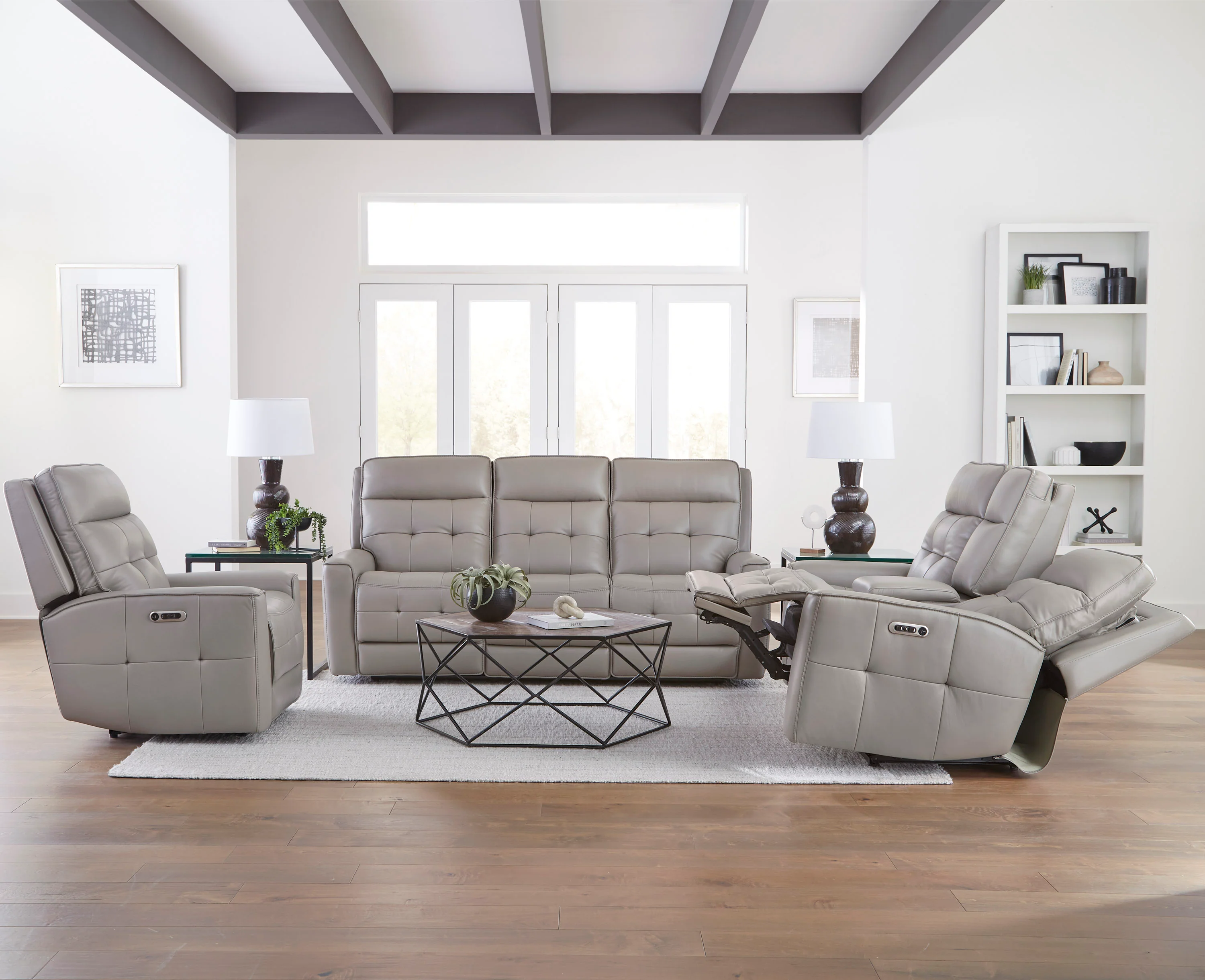 Parker Living Canterbury - Pewter Power Zero Gravity Recliner Two Pack - Image 5