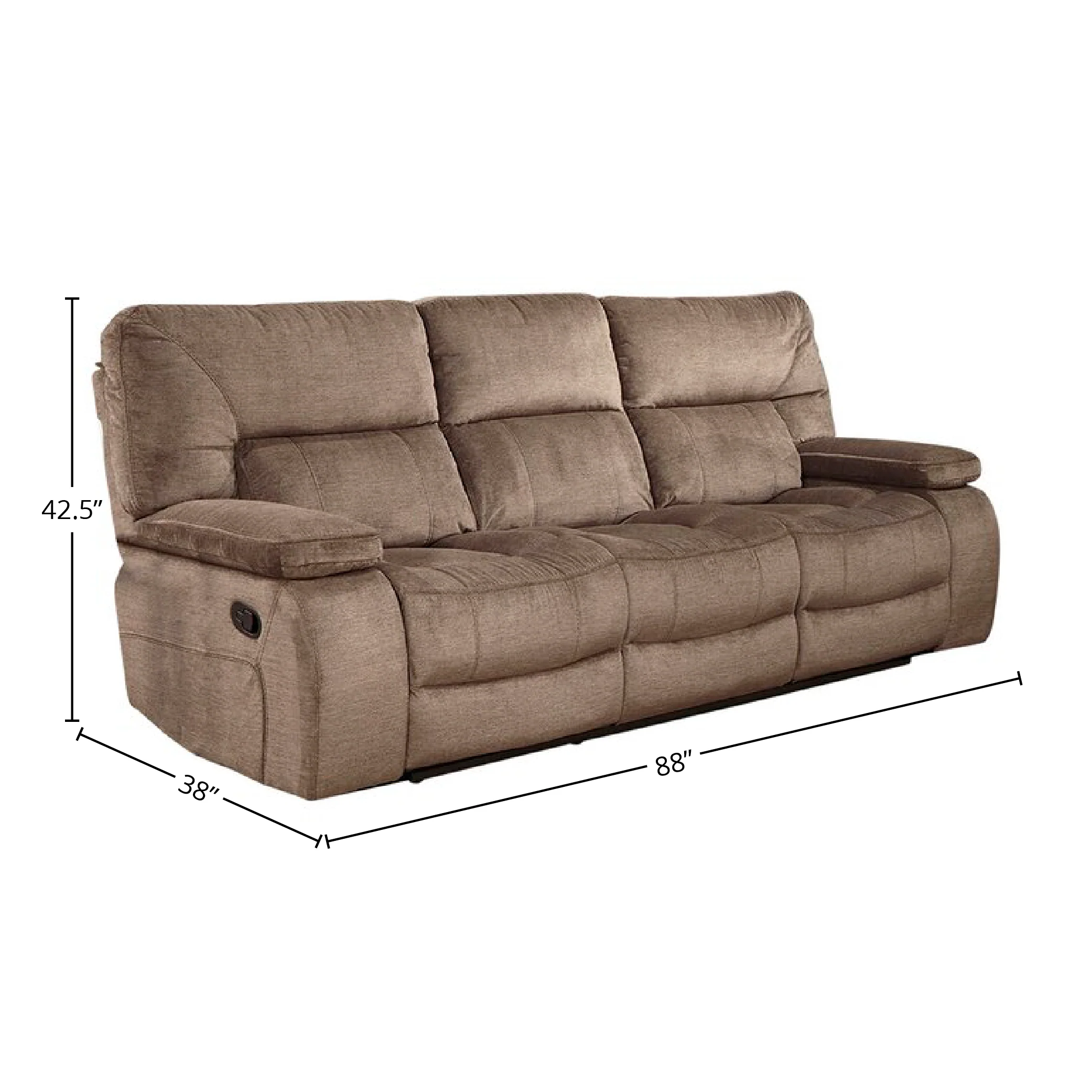 Parker Living Chapman - Kona Manual Reclining Sofa and Loveseat - MCHA-42-KON - Image 11