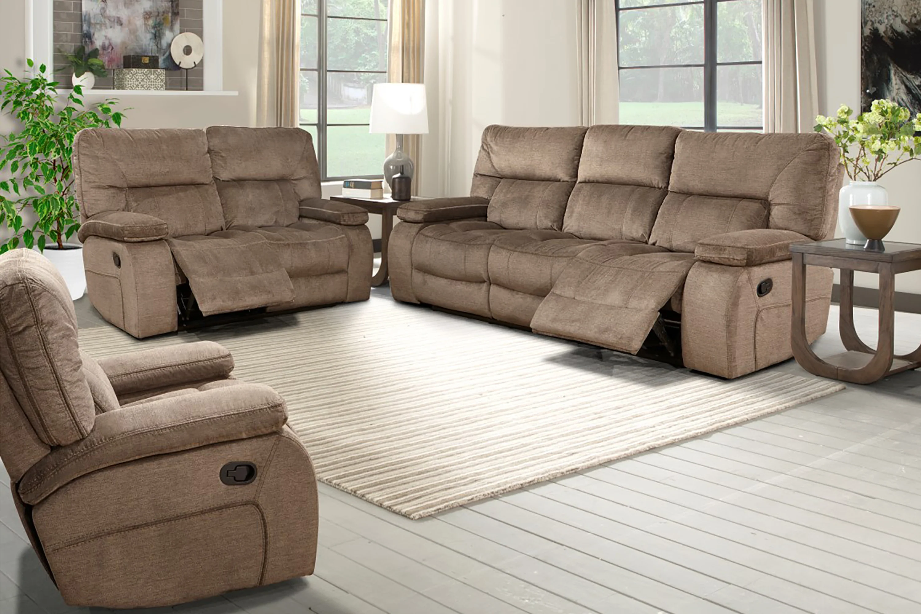 Parker Living Chapman - Kona Manual Reclining Sofa Loveseat and Recliner - MCHA-321-KON - Image 4