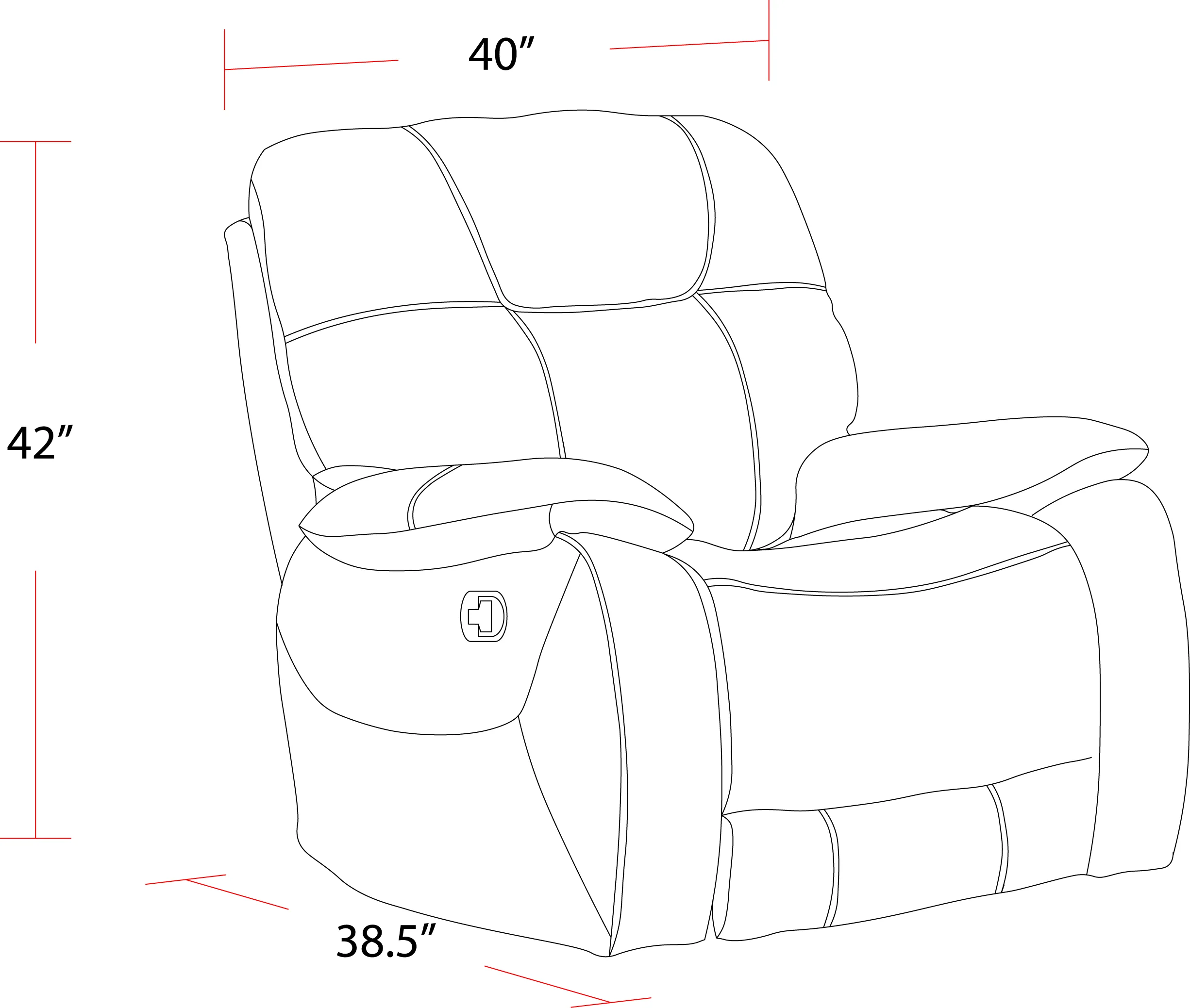Parker Living Cooper - Shadow Grey Glider Recliner Two Pack - Image 4