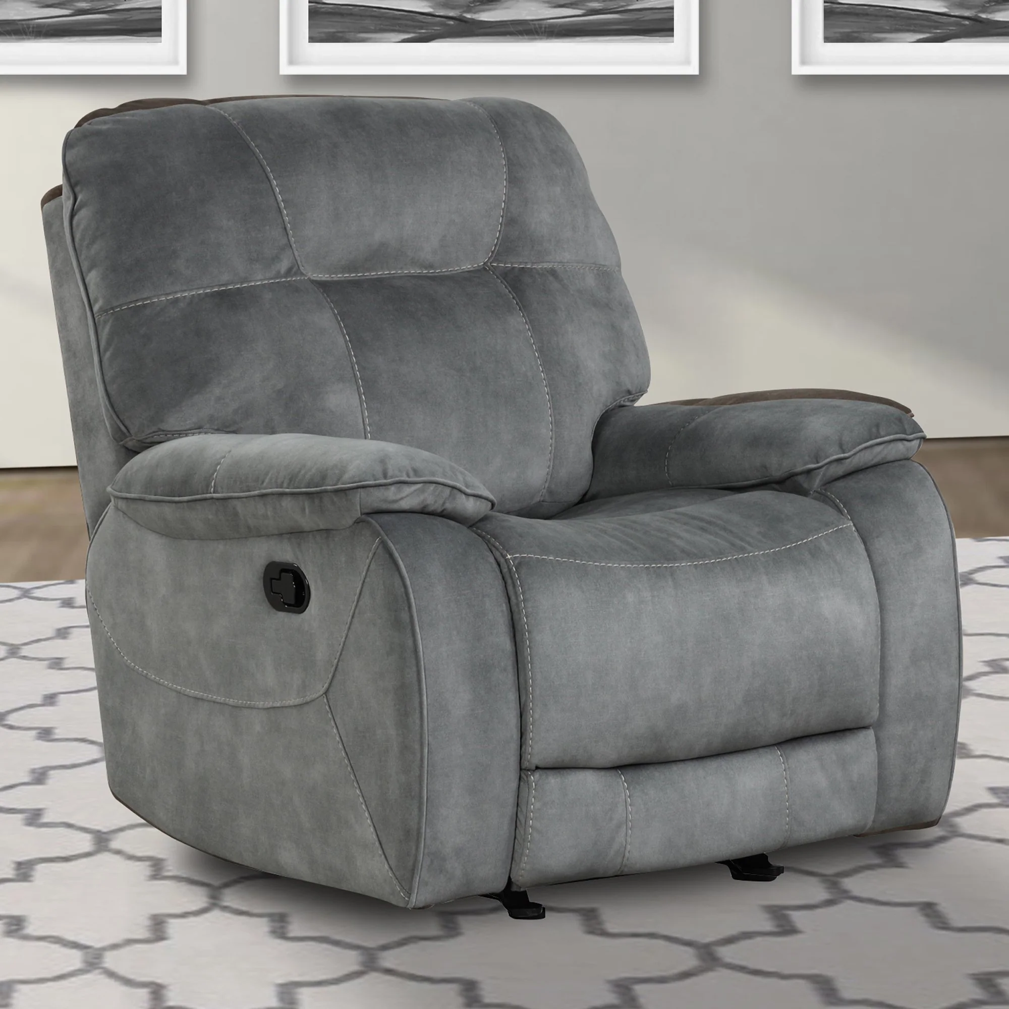Parker Living Cooper - Shadow Grey Manual Reclining Sofa and Recliner - Image 4