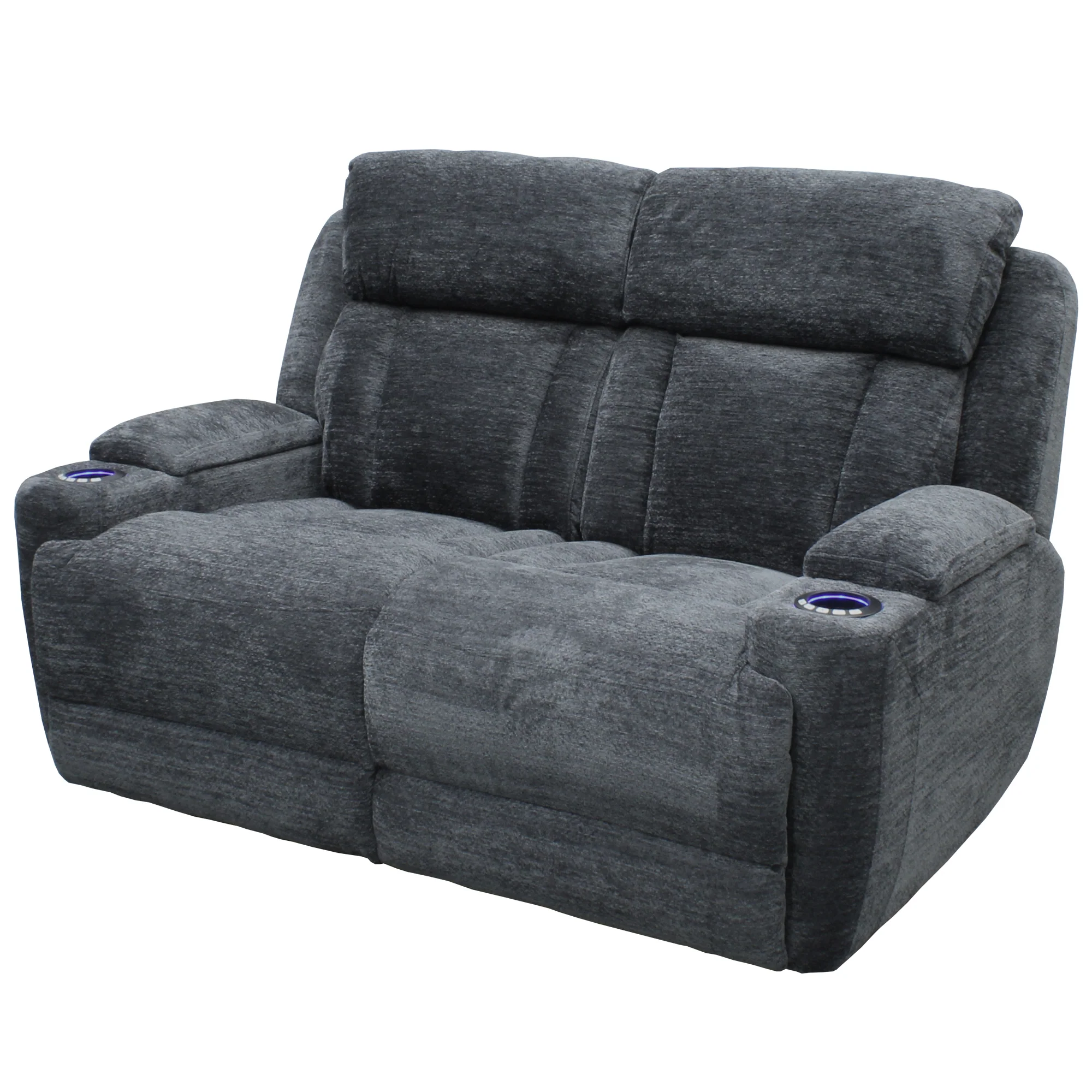Parker Living Dalton - Lucky Charcoal Power Reclining Loveseat - Image 2