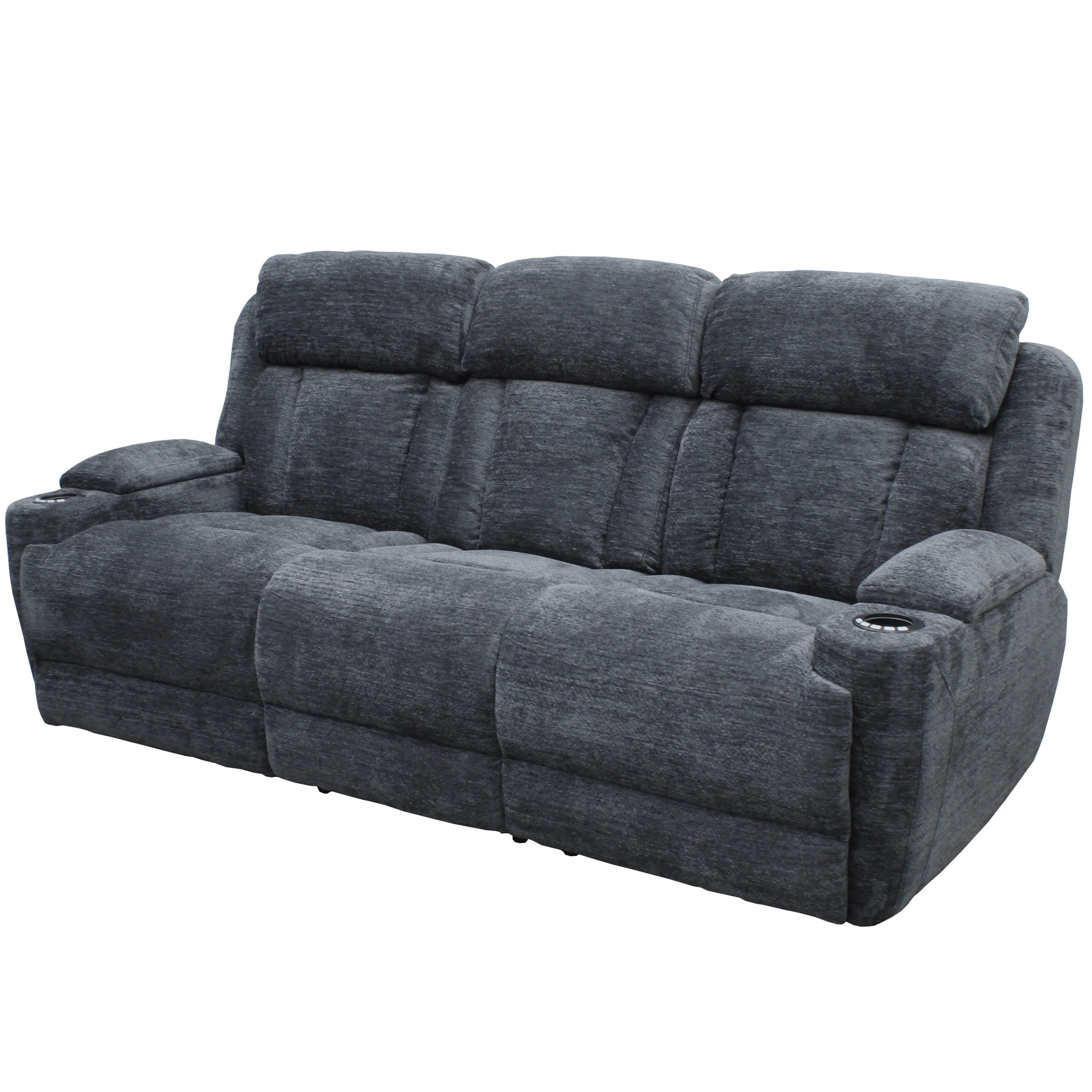 Parker Living Dalton - Lucky Charcoal Power Reclining Sofa and Recliner - Image 5