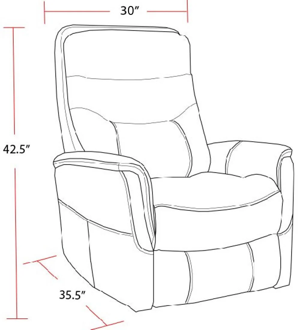 Parker Living Gemini - Butterscotch Swivel Glider Recliner - Image 7