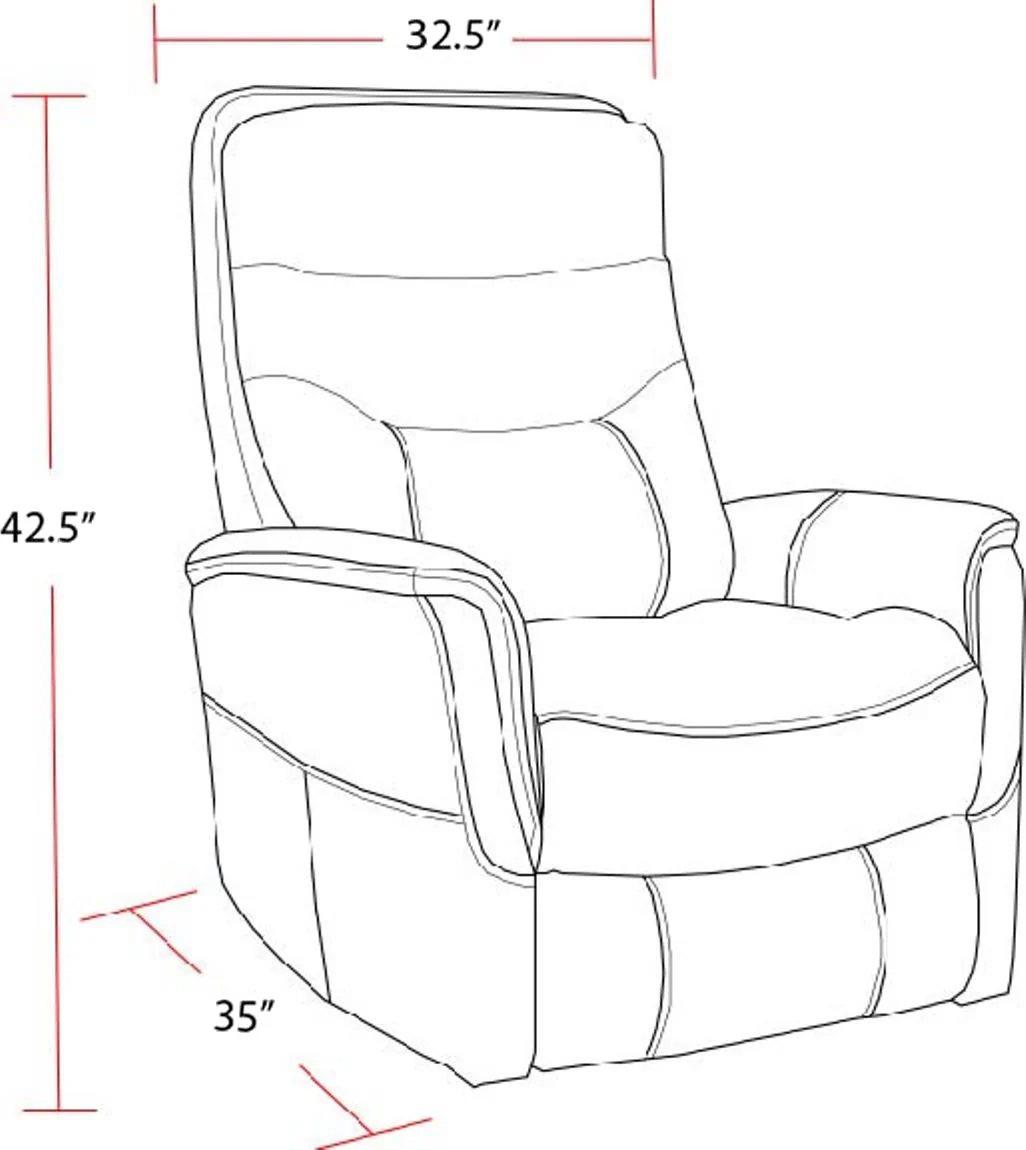 Parker Living Gemini - Capri Silver Power Lift Recliner with Articulating Headrest - Image 5