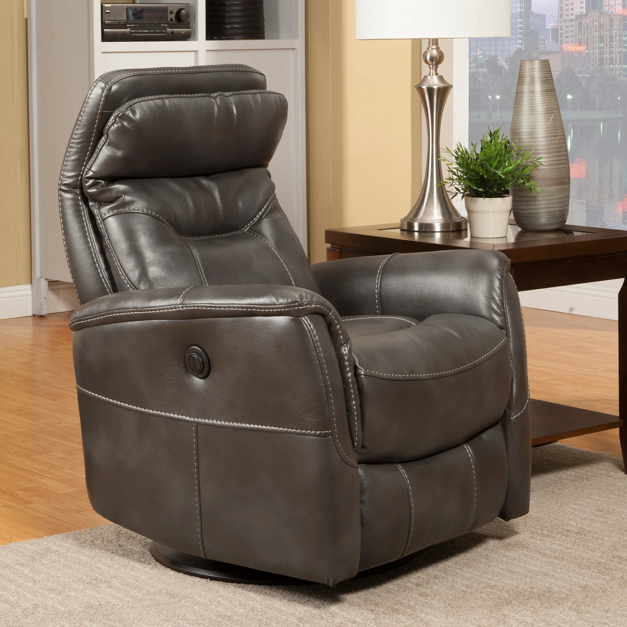 Parker Living Gemini - Flint Power Swivel Glider Recliner - Image 5