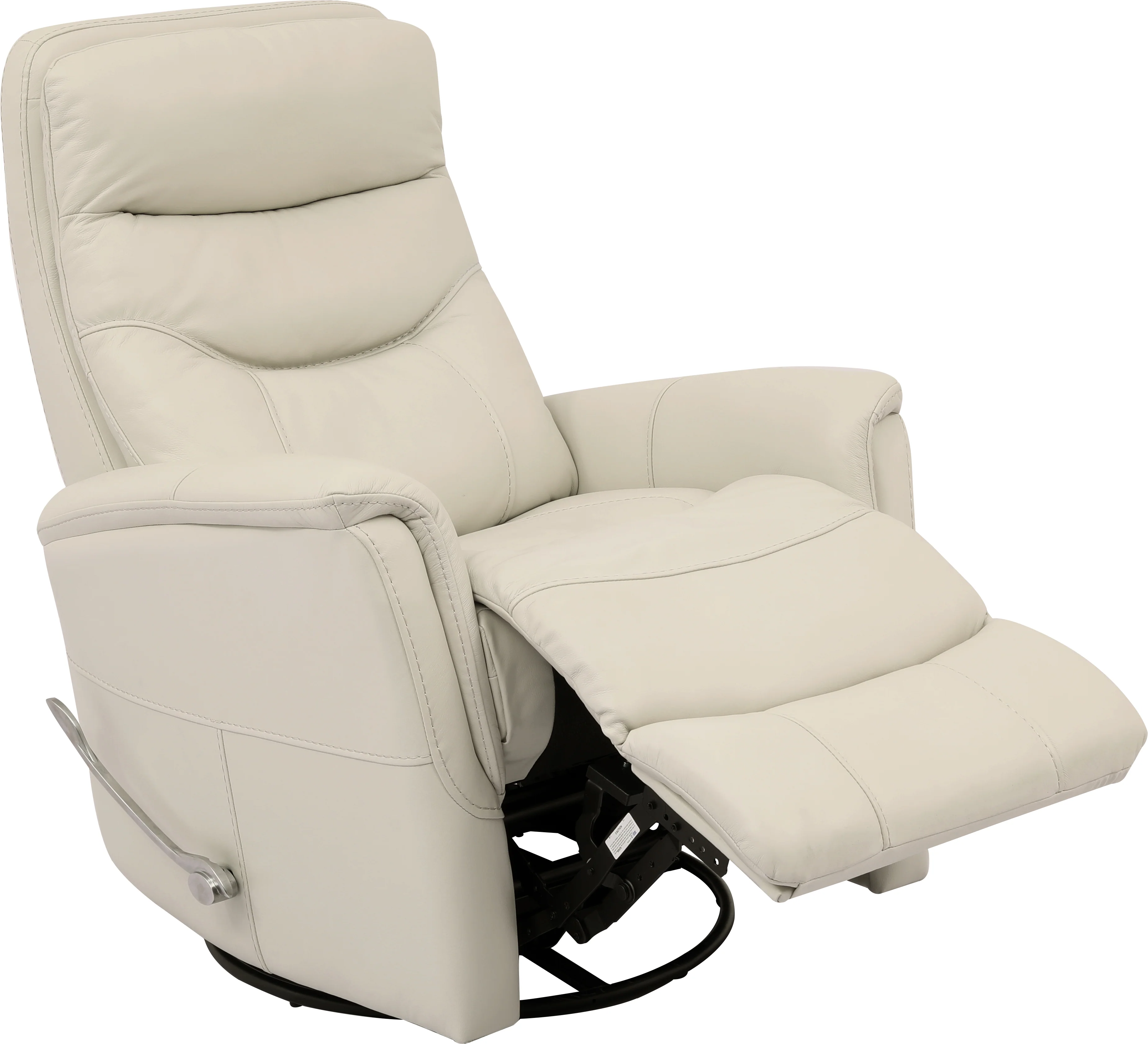 Parker Living Gemini - Ivory Swivel Glider Recliner - Image 3