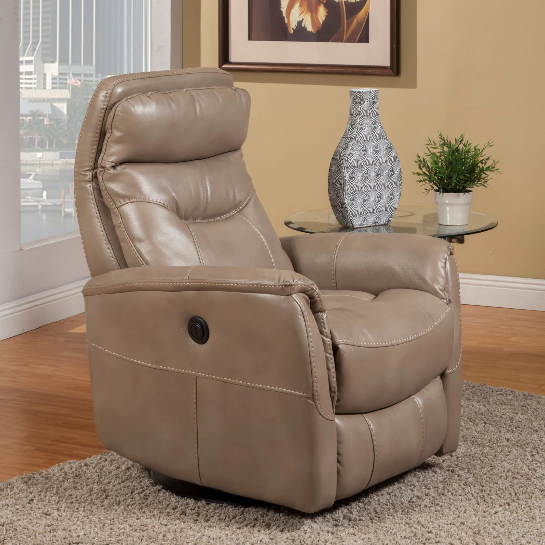 Parker Living Gemini - Linen Power Swivel Glider Recliner - Image 5